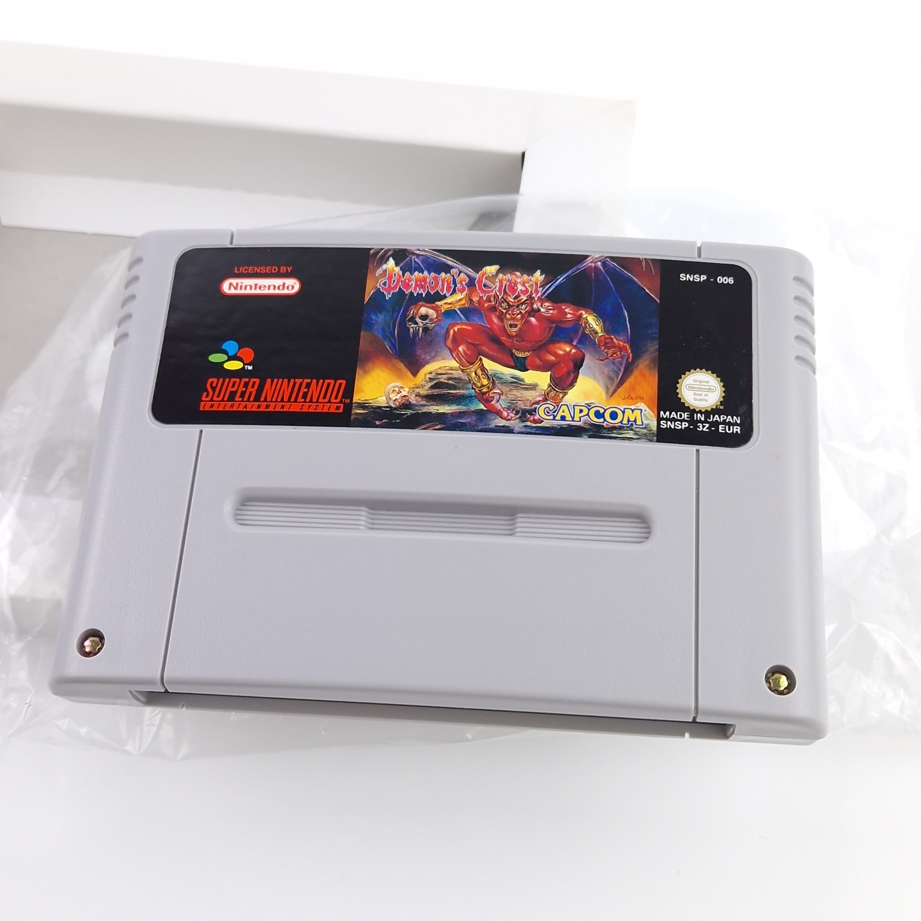 Super Nintendo Spiel – Demons Crest SNES Modul OVP PAL