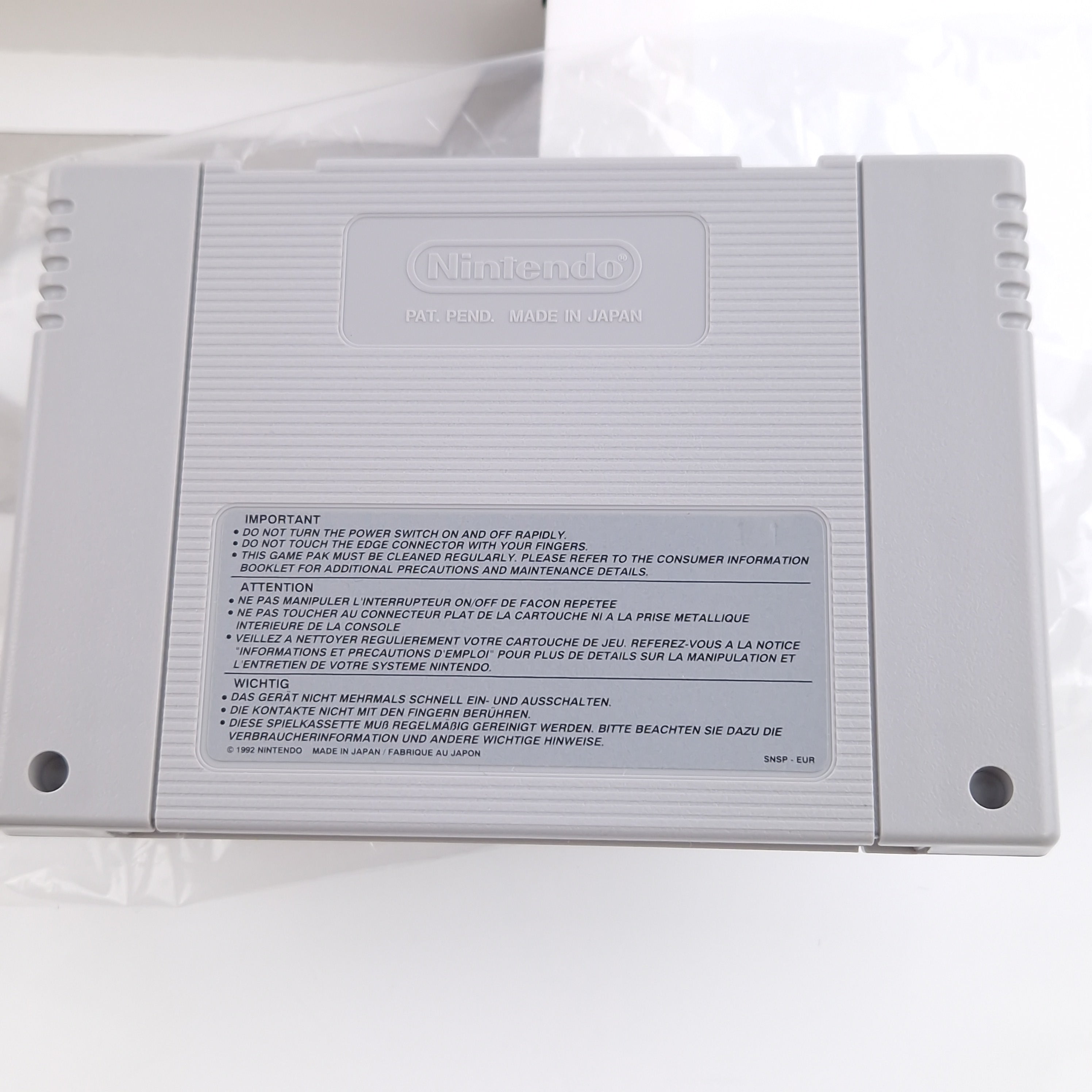 Super Nintendo Spiel – Demons Crest SNES Modul OVP PAL