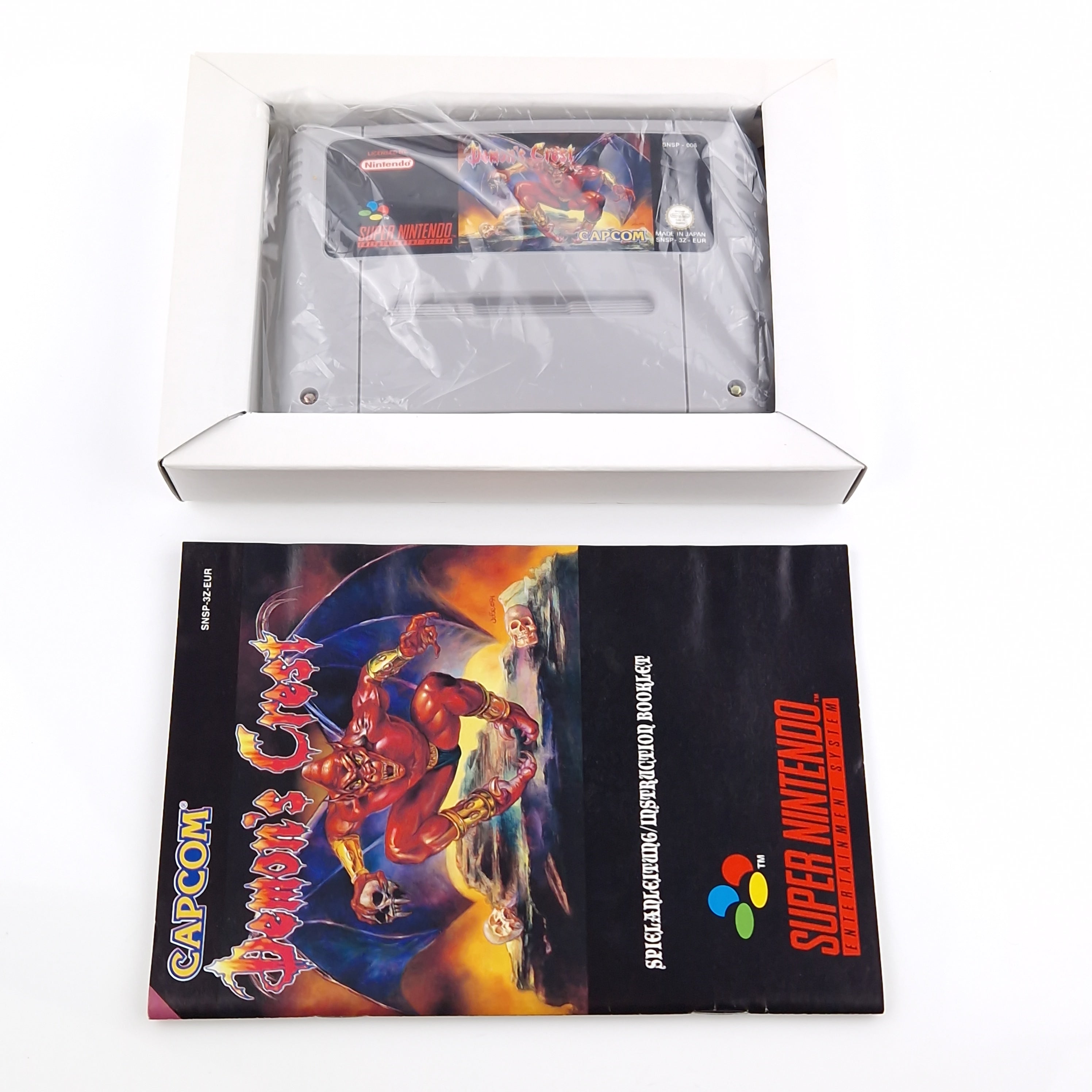 Super Nintendo Spiel – Demons Crest SNES Modul OVP PAL