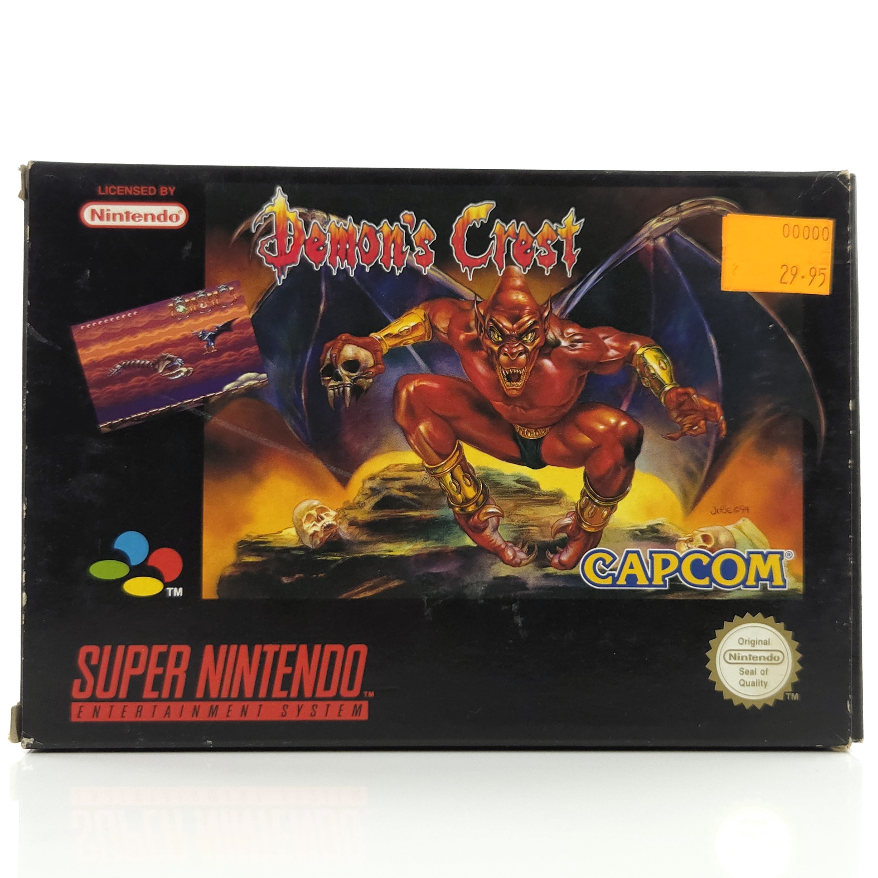 Super Nintendo Spiel – Demons Crest SNES Modul OVP PAL