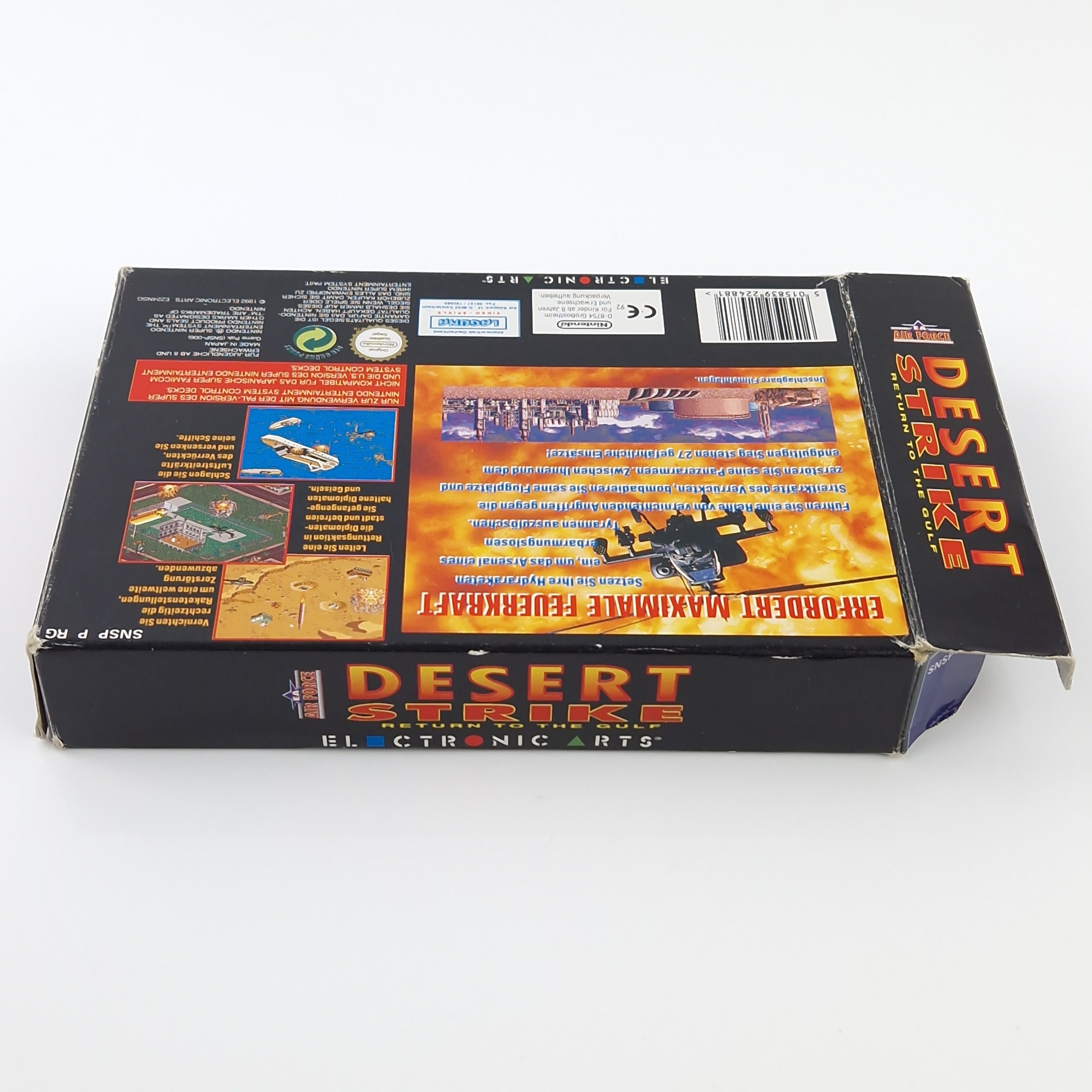 Super Nintendo Spiel – Desert Strike Return (OVP PAL)