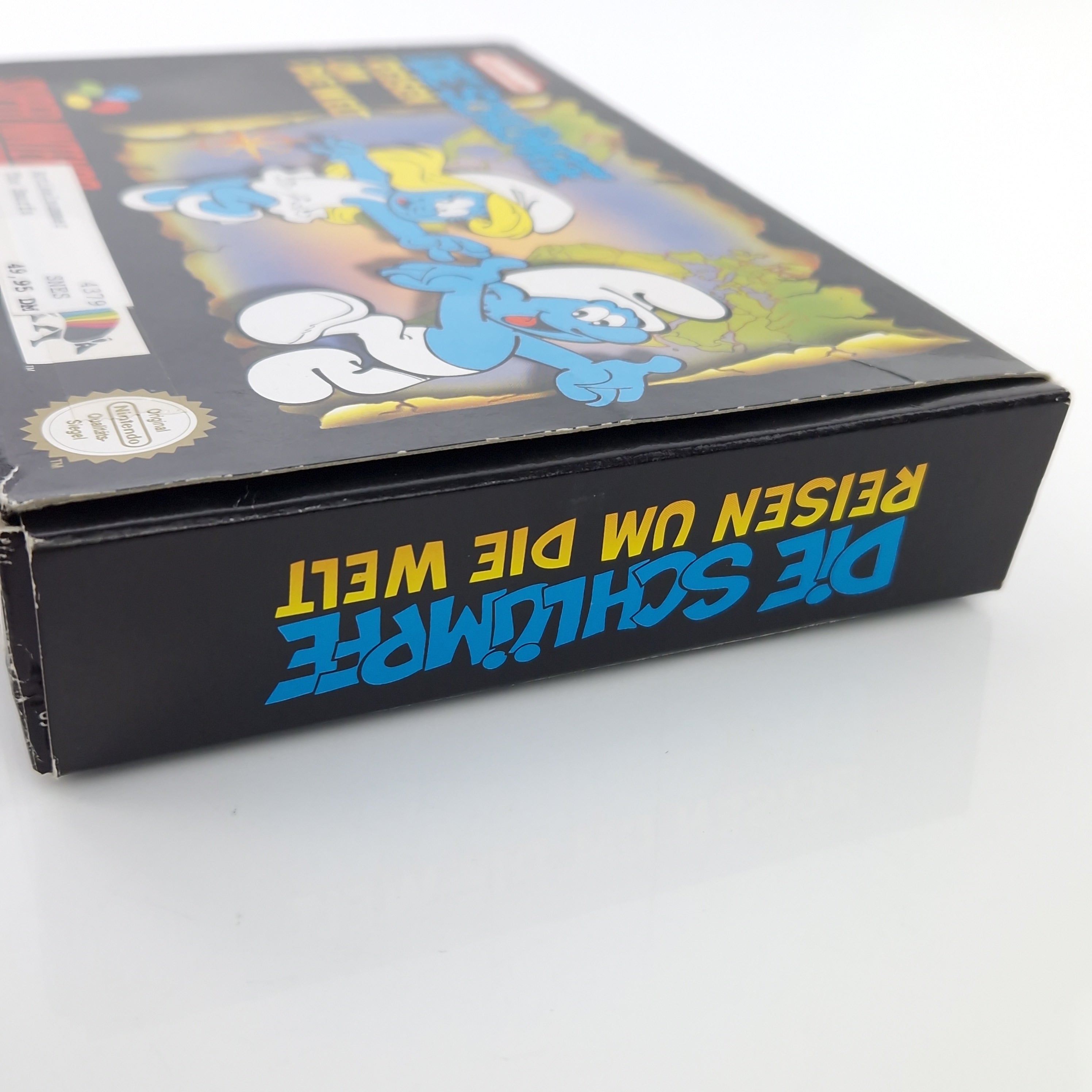 Super Nintendo Spiel – Die Schlümpfe Reisen um die Welt OVP