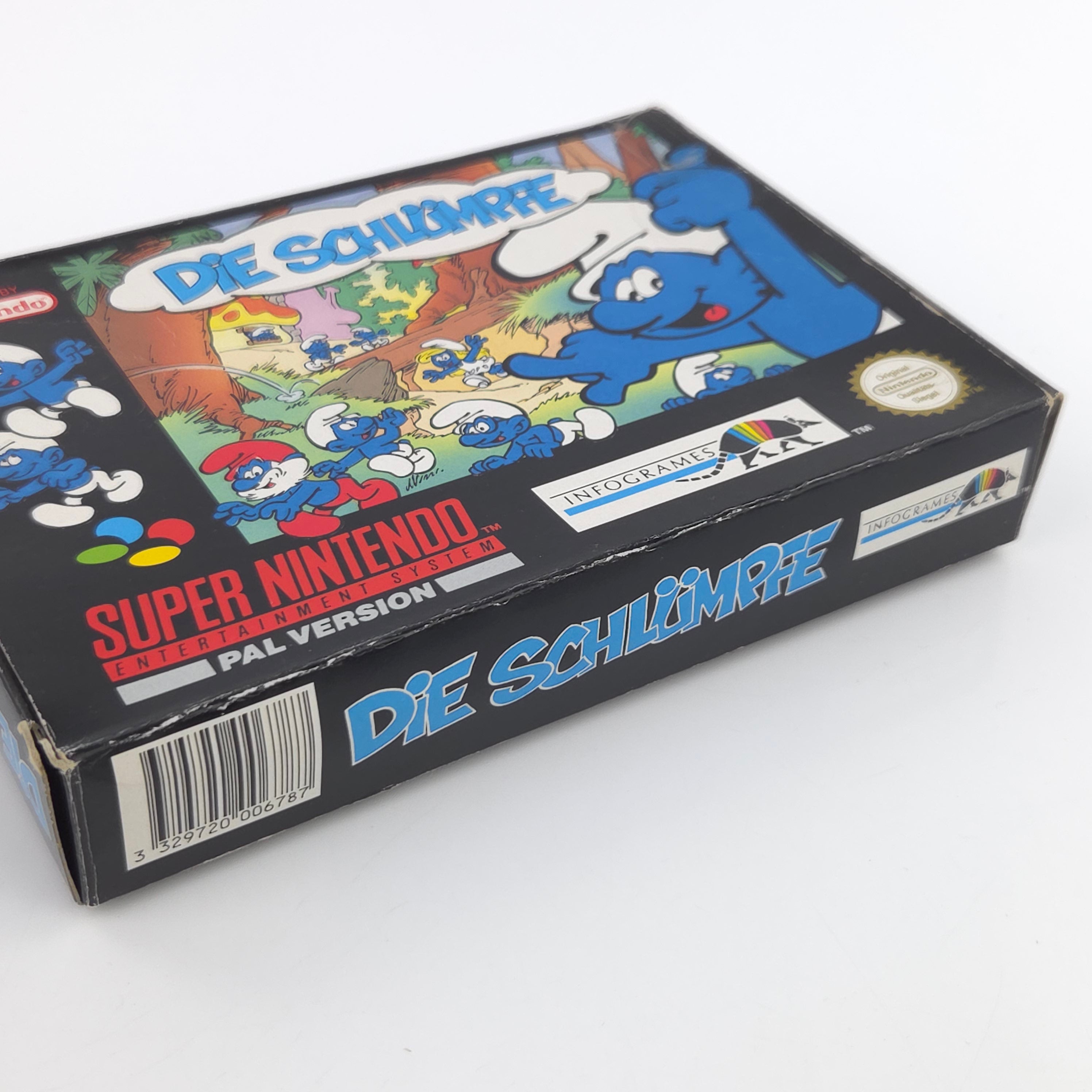 Super Nintendo Spiel – Die Schlümpfe (SNES OVP)