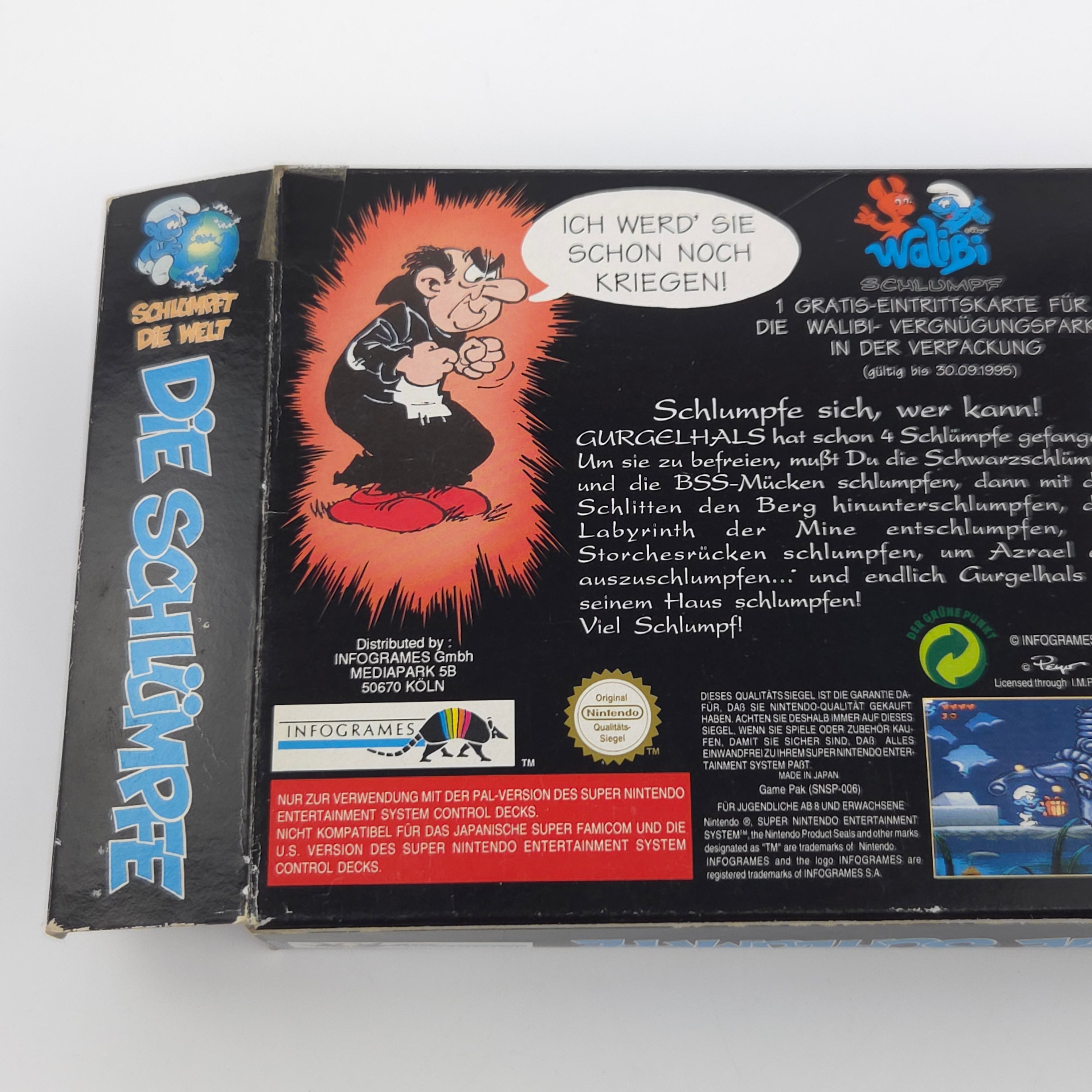 Super Nintendo Spiel – Die Schlümpfe (SNES OVP)