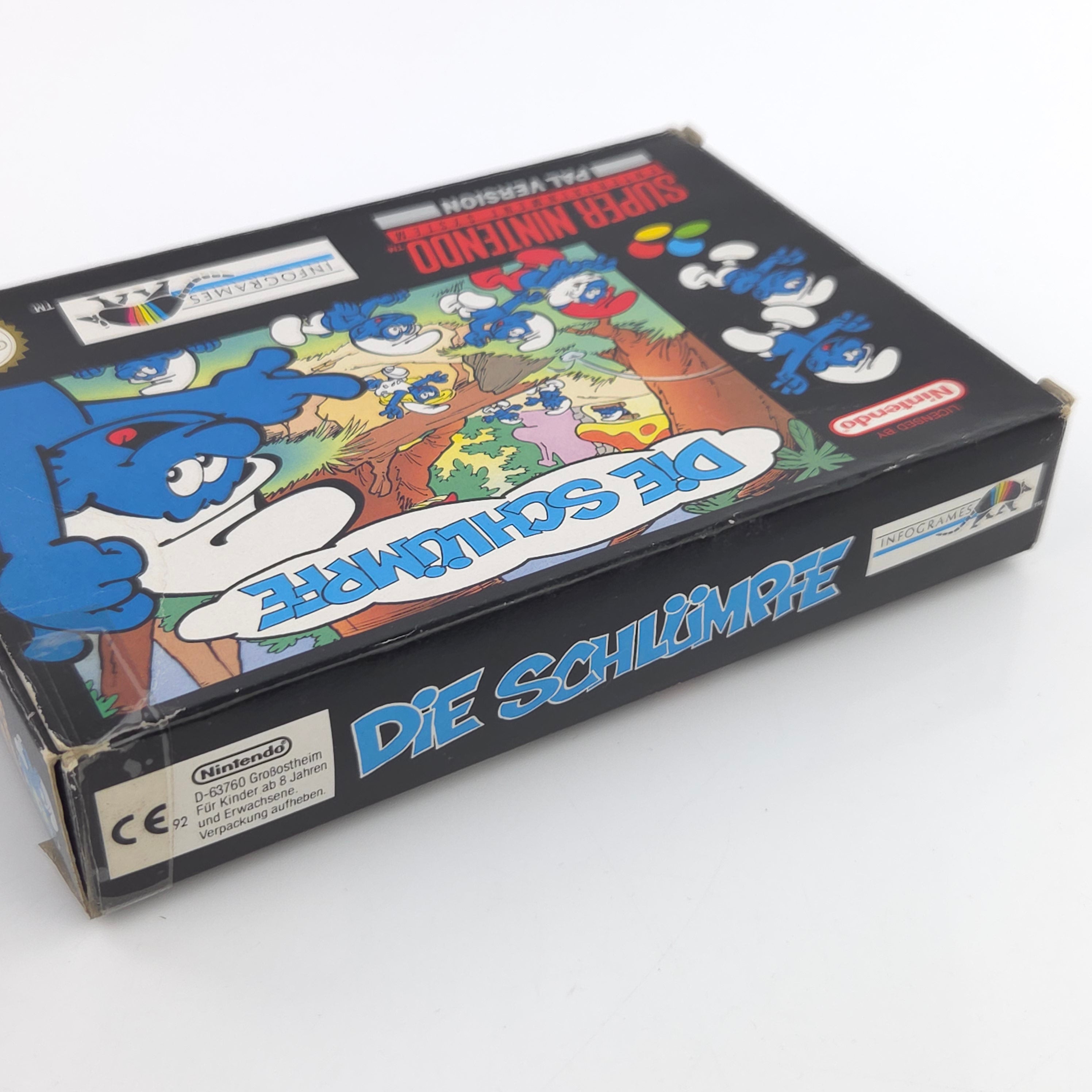 Super Nintendo Spiel – Die Schlümpfe (SNES OVP)