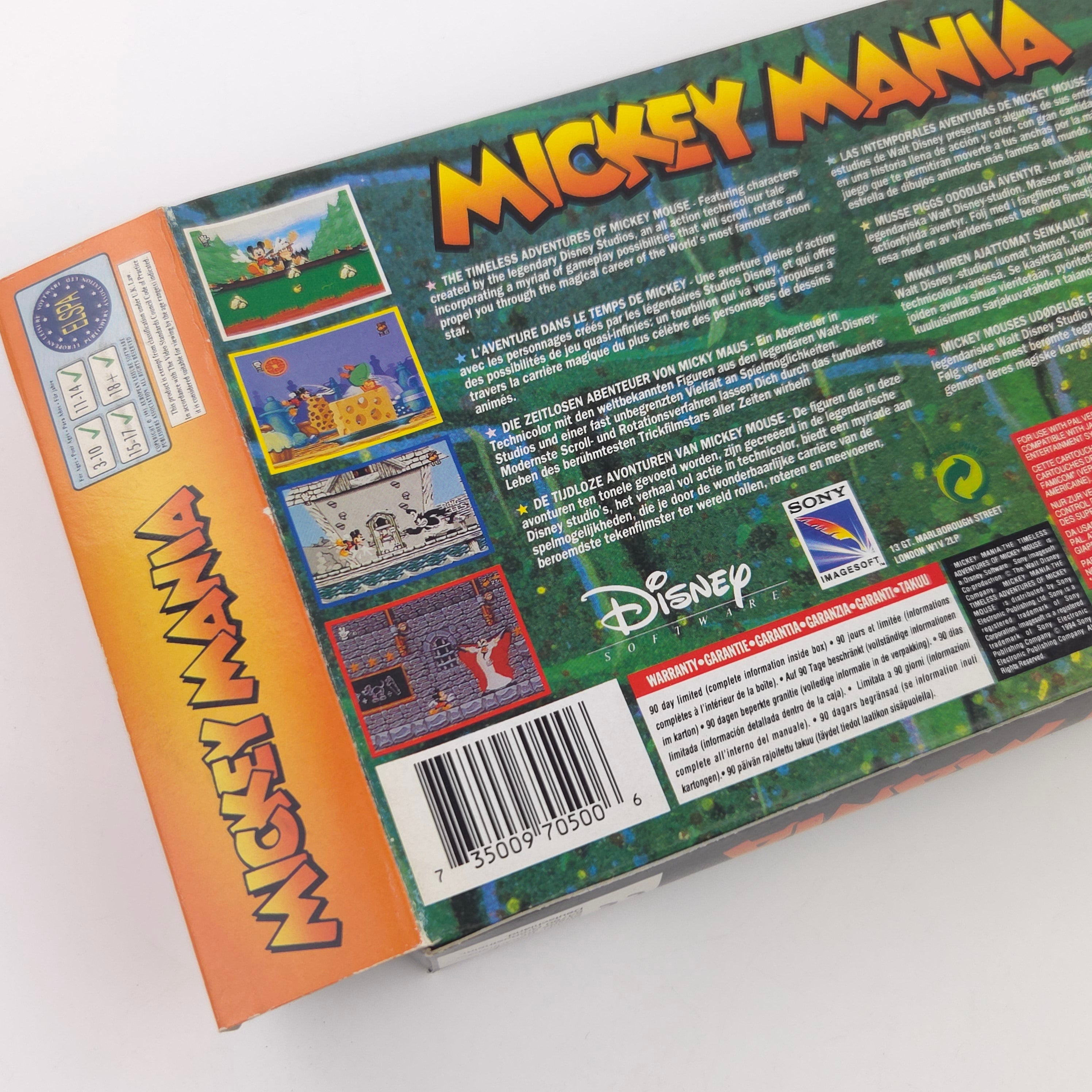 Super Nintendo Spiel – Disney Mickey Mania (SNES)