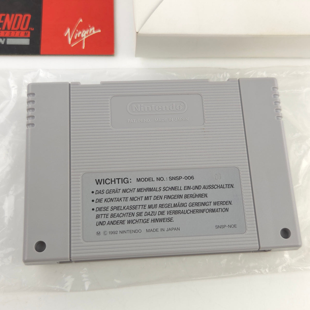 Super Nintendo Spiel König der Löwen OVP CIB PAL