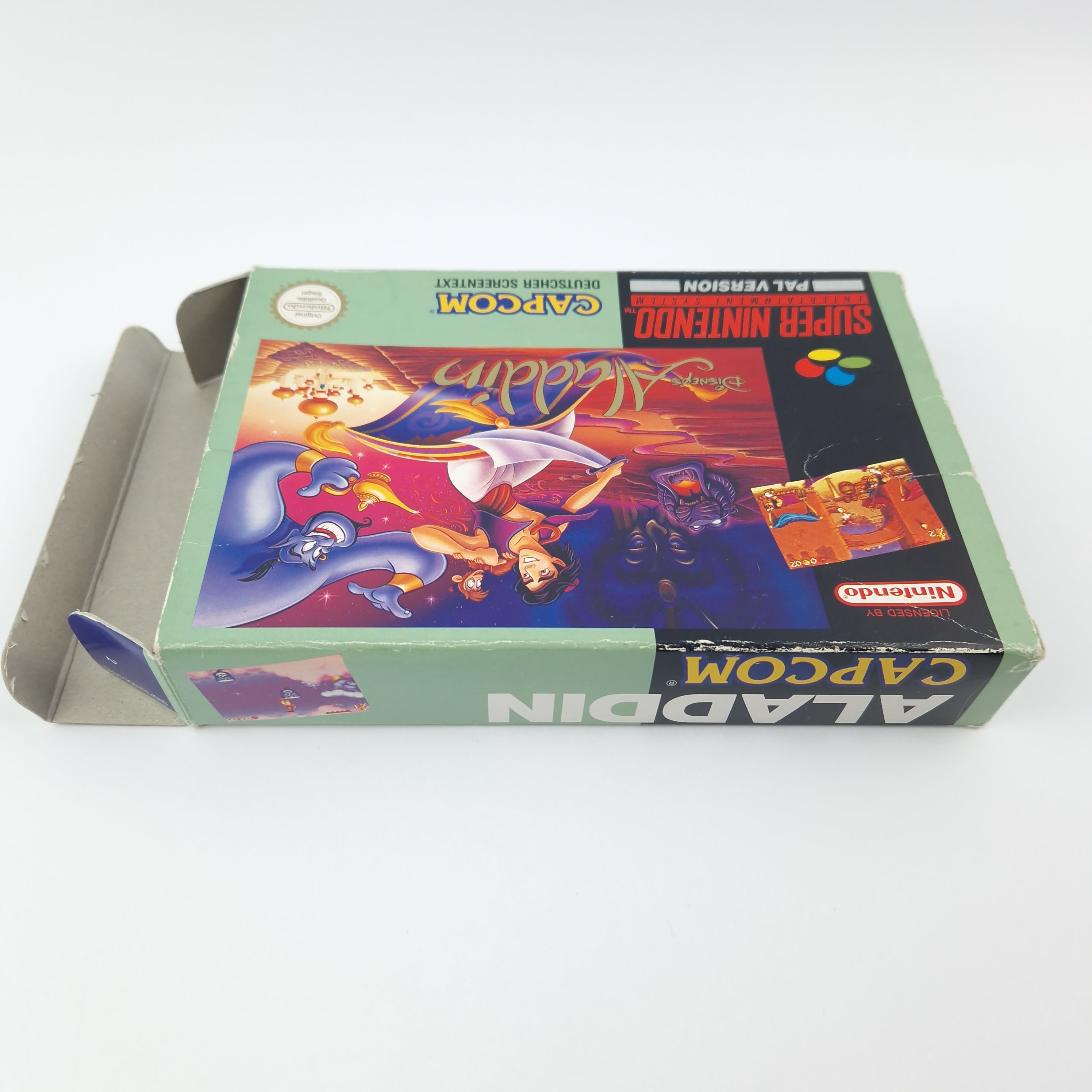 Super Nintendo Spiel – Disneys Aladdin OVP PAL CIB