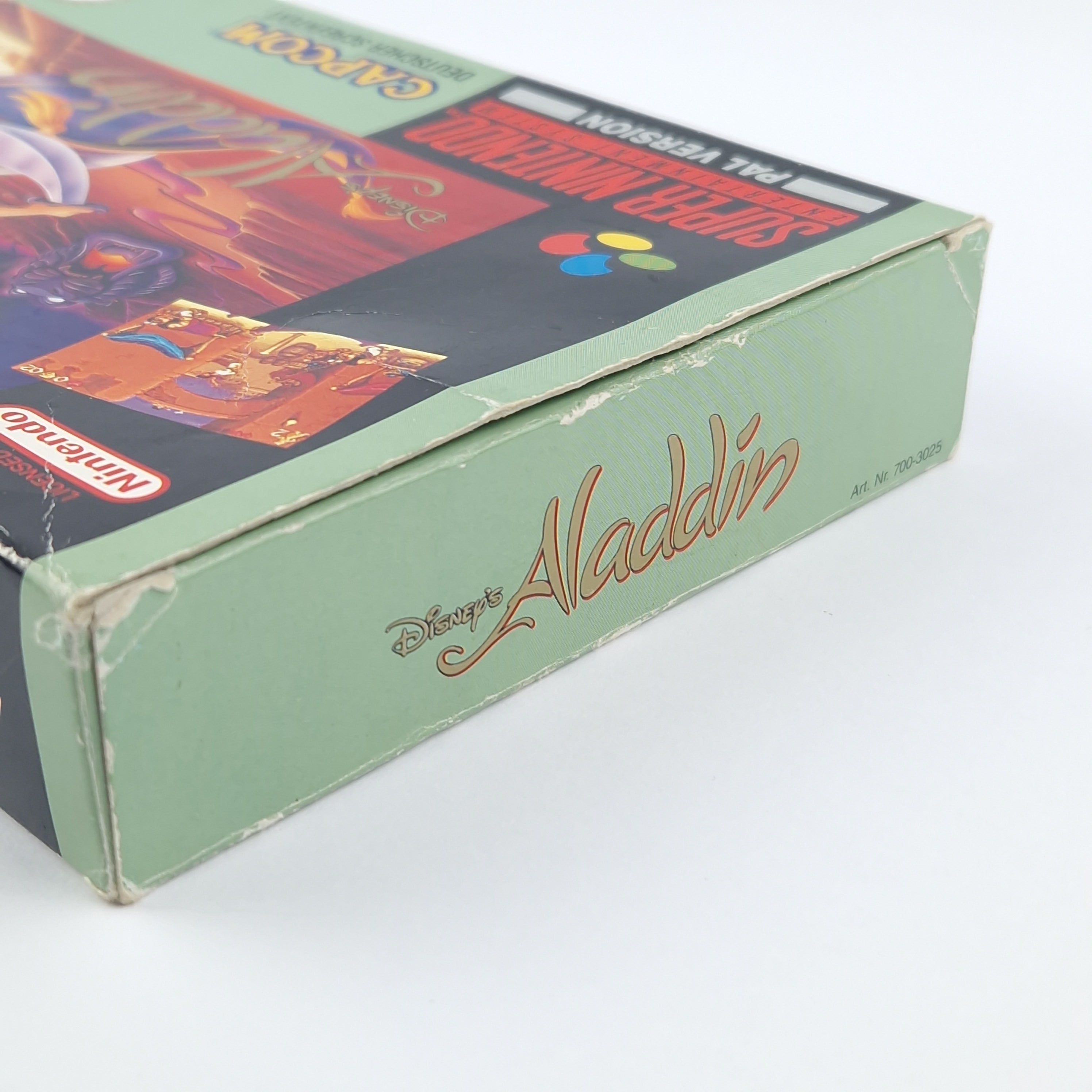 Super Nintendo Spiel – Disneys Aladdin OVP PAL CIB