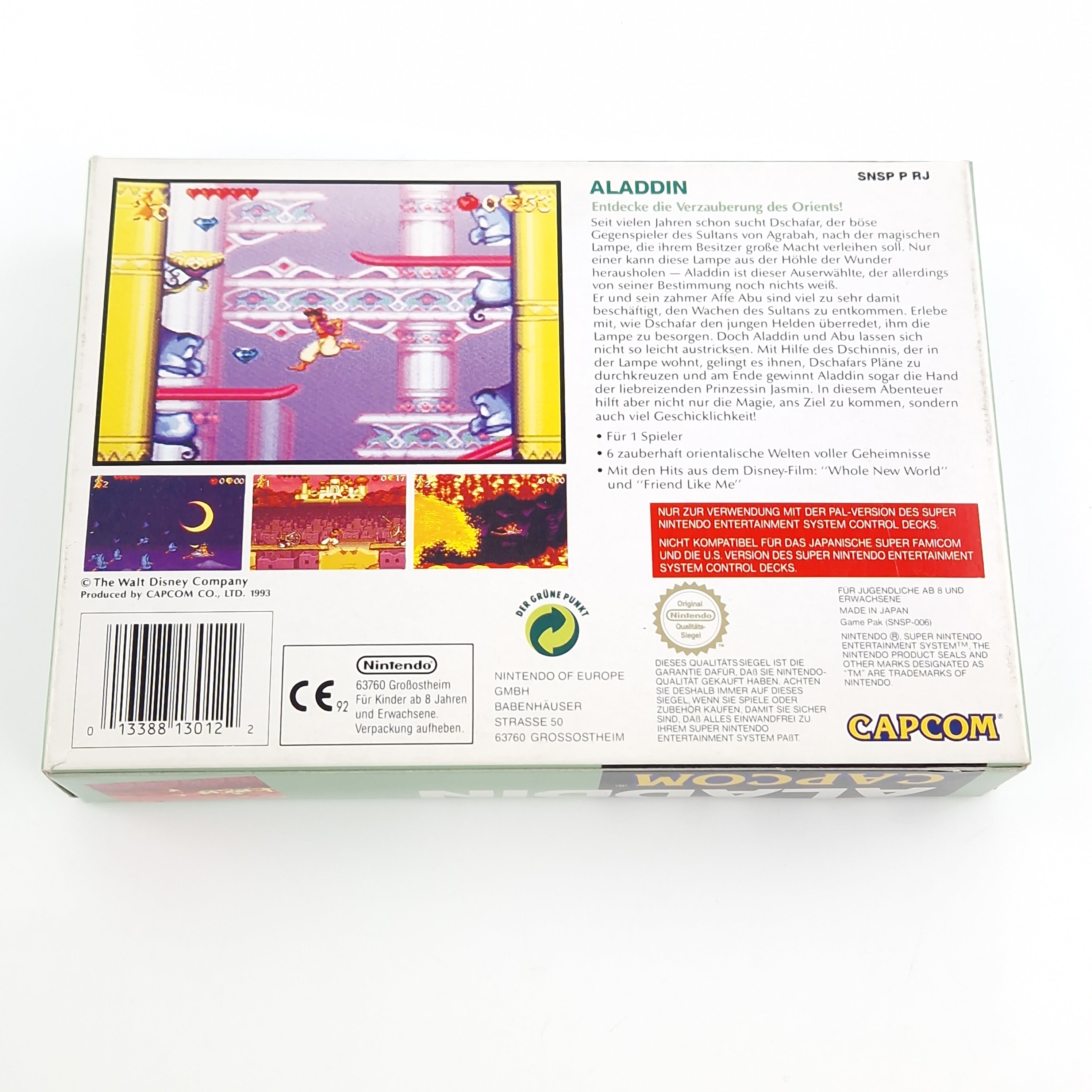 Super Nintendo Spiel – Disneys Aladdin (SNES PAL NOE)