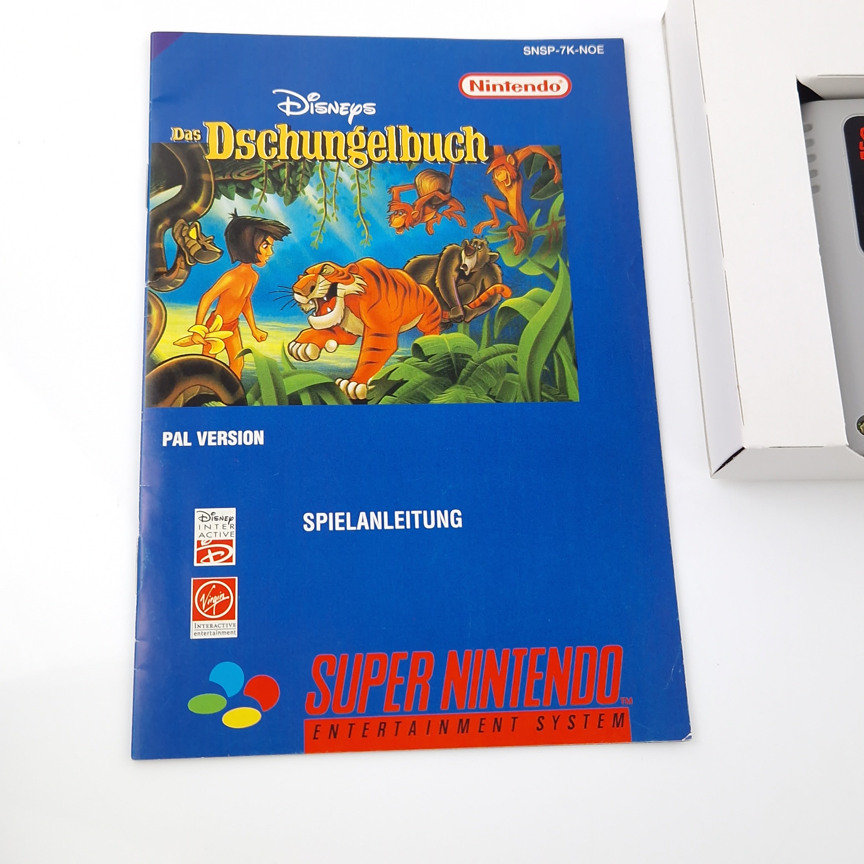 Super Nintendo Spiel – Disneys Dschungelbuch SNES PAL OVP