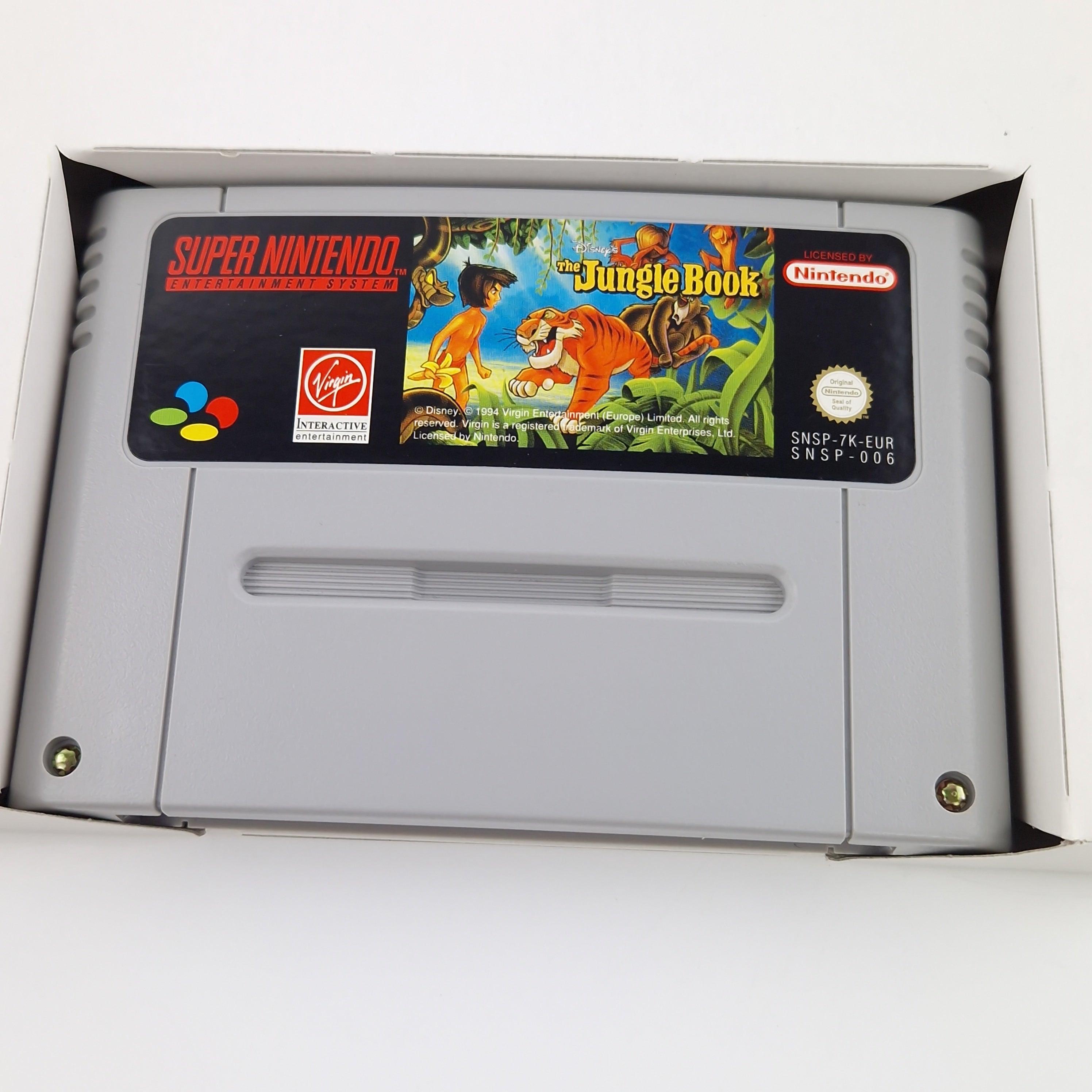 Super Nintendo Spiel – Disneys Dschungelbuch SNES PAL OVP