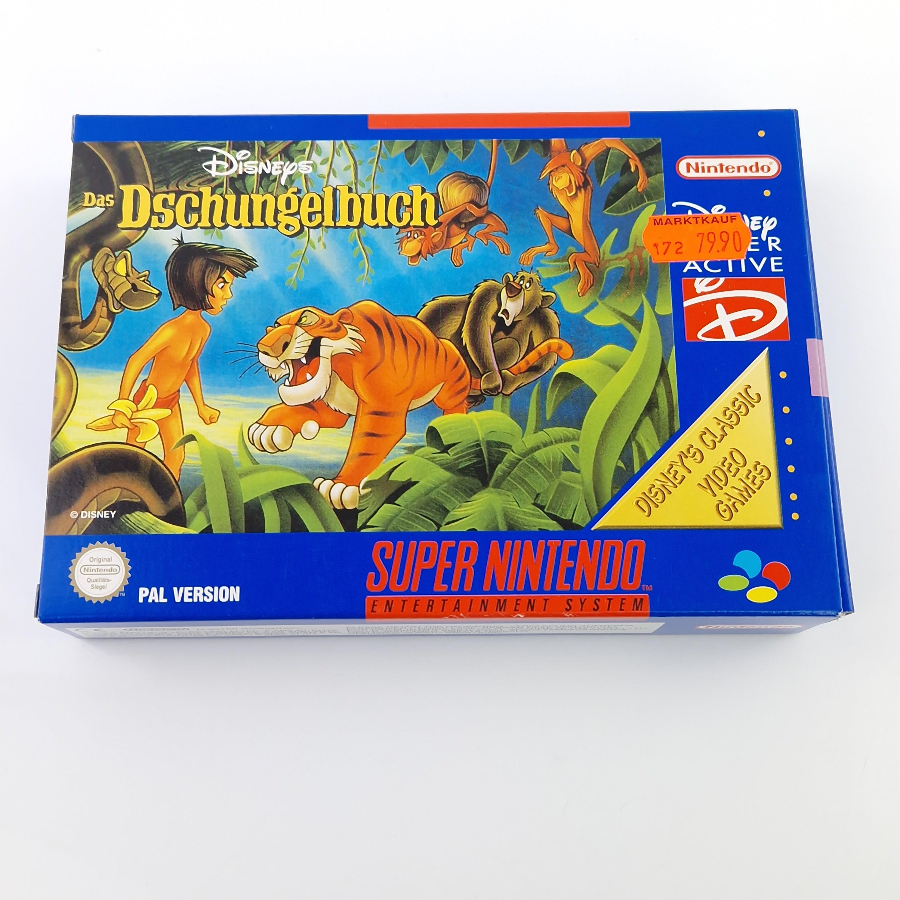 Super Nintendo Spiel – Disneys Dschungelbuch SNES PAL OVP