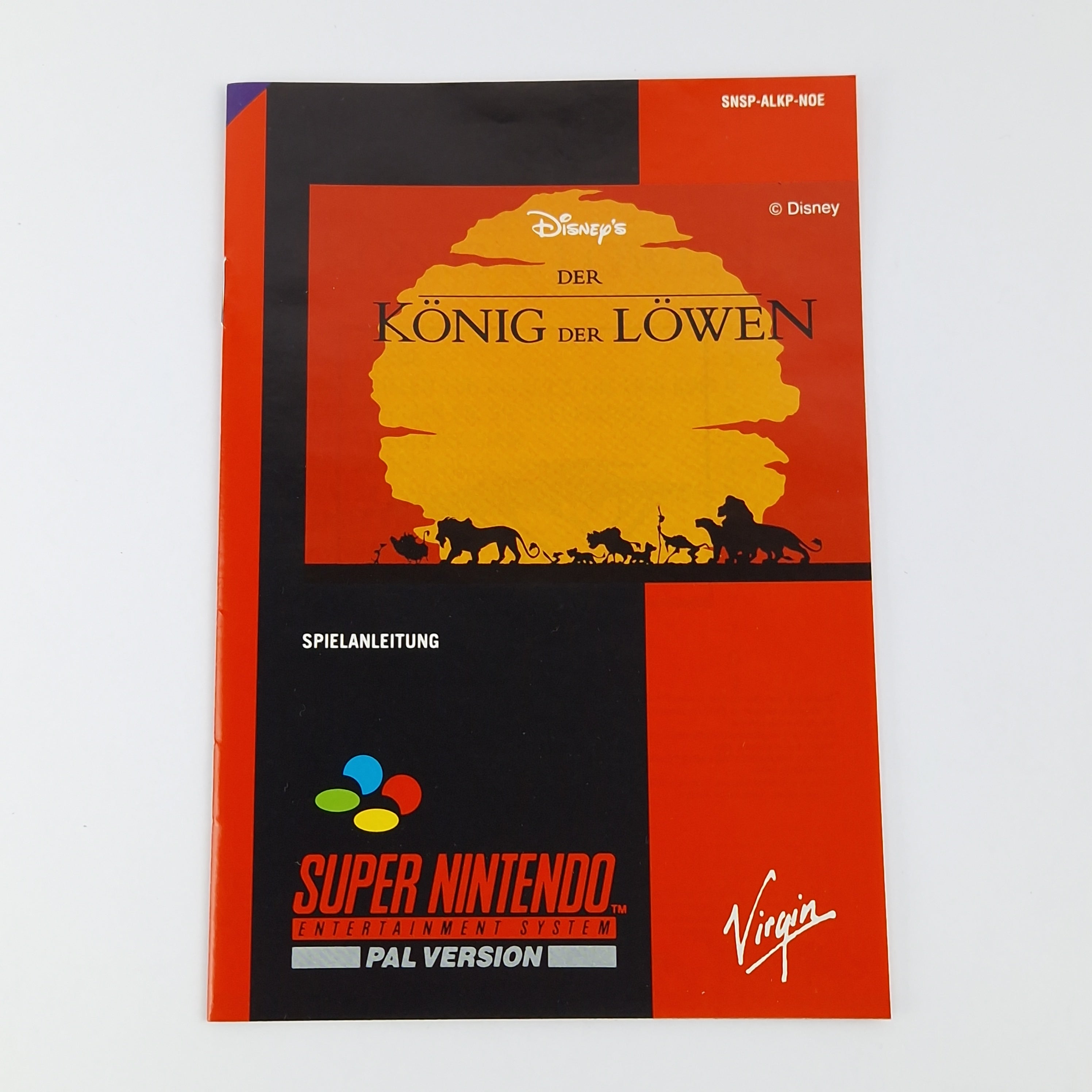 Super Nintendo Spiel – Disneys König der Löwen SNES OVP PAL