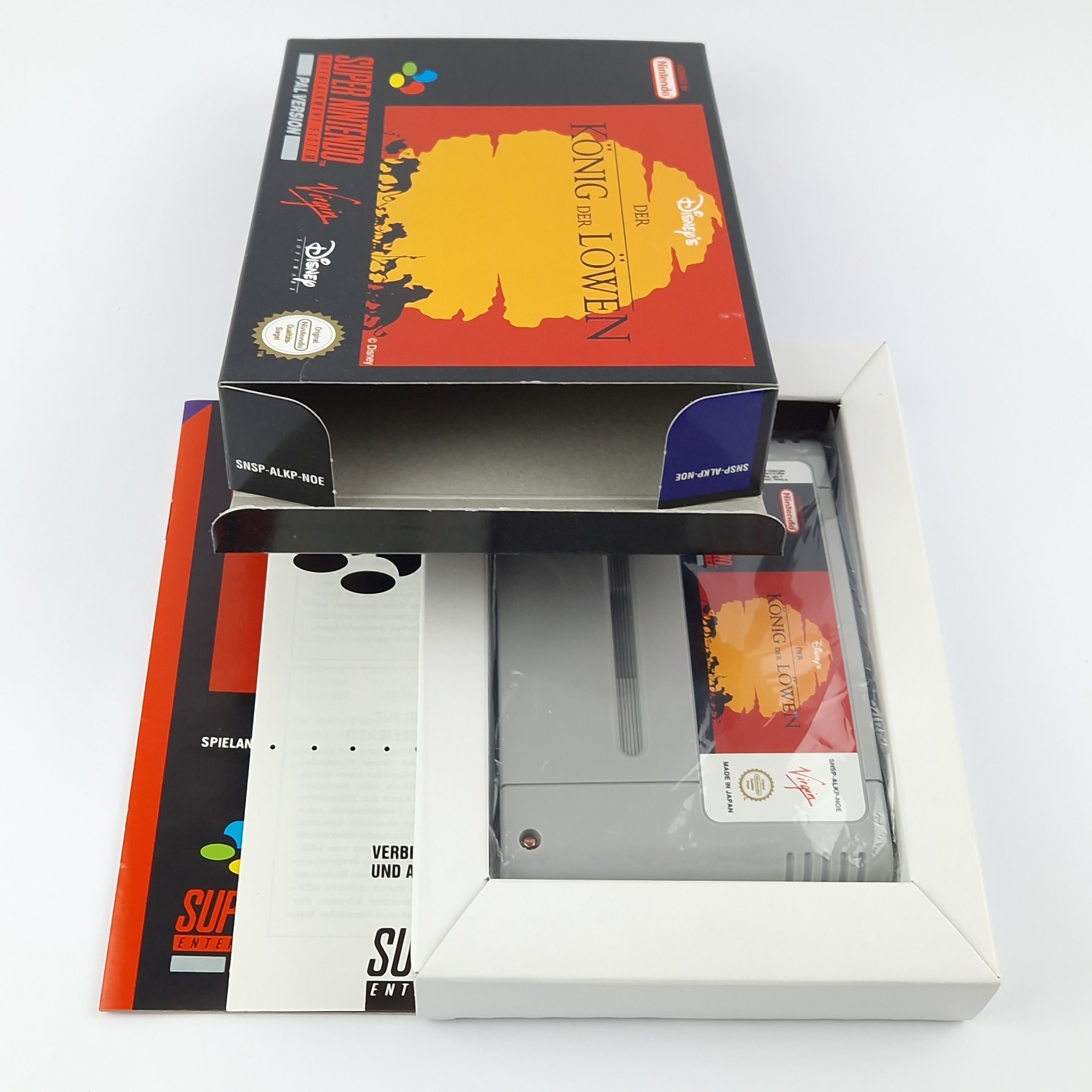 Super Nintendo Spiel – Disneys König der Löwen SNES OVP PAL