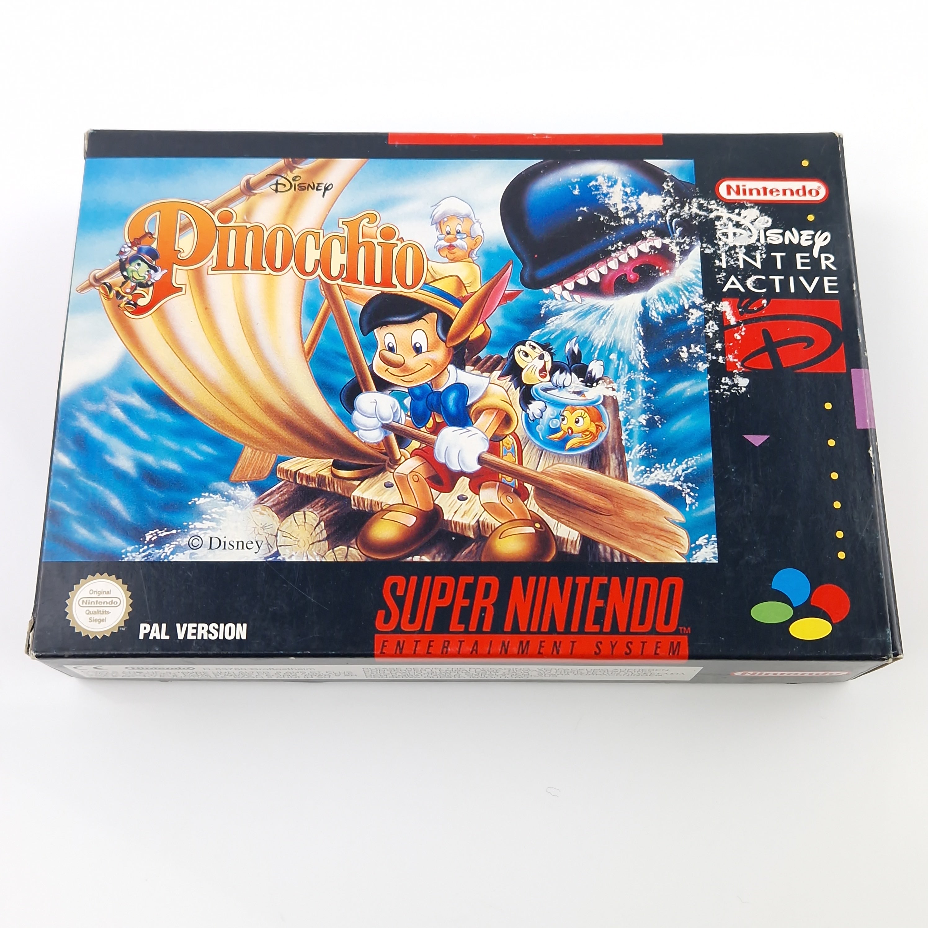 Super Nintendo Spiel – Disneys Pinocchio SNES PAL OVP