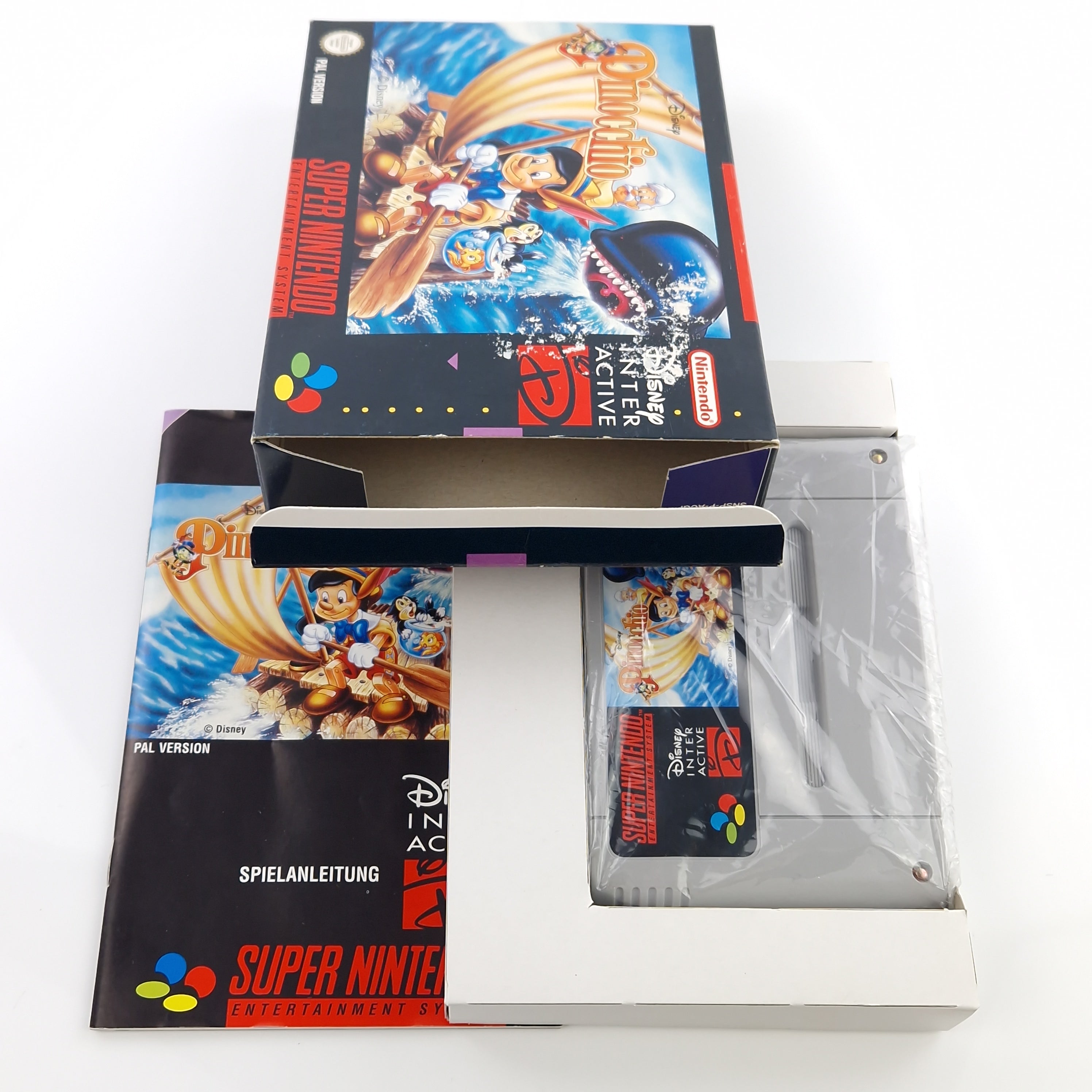 Super Nintendo Spiel – Disneys Pinocchio SNES PAL OVP