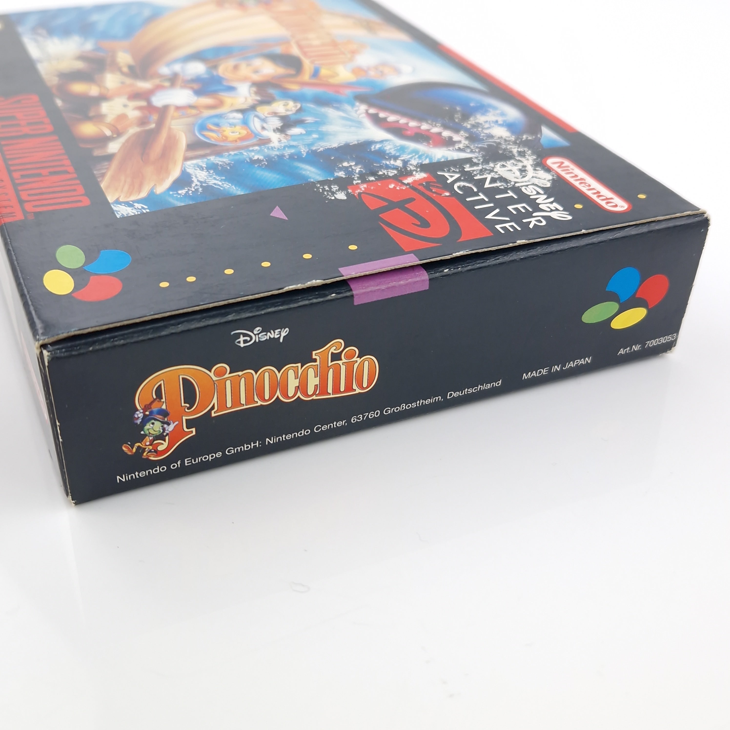 Super Nintendo Spiel – Disneys Pinocchio SNES PAL OVP