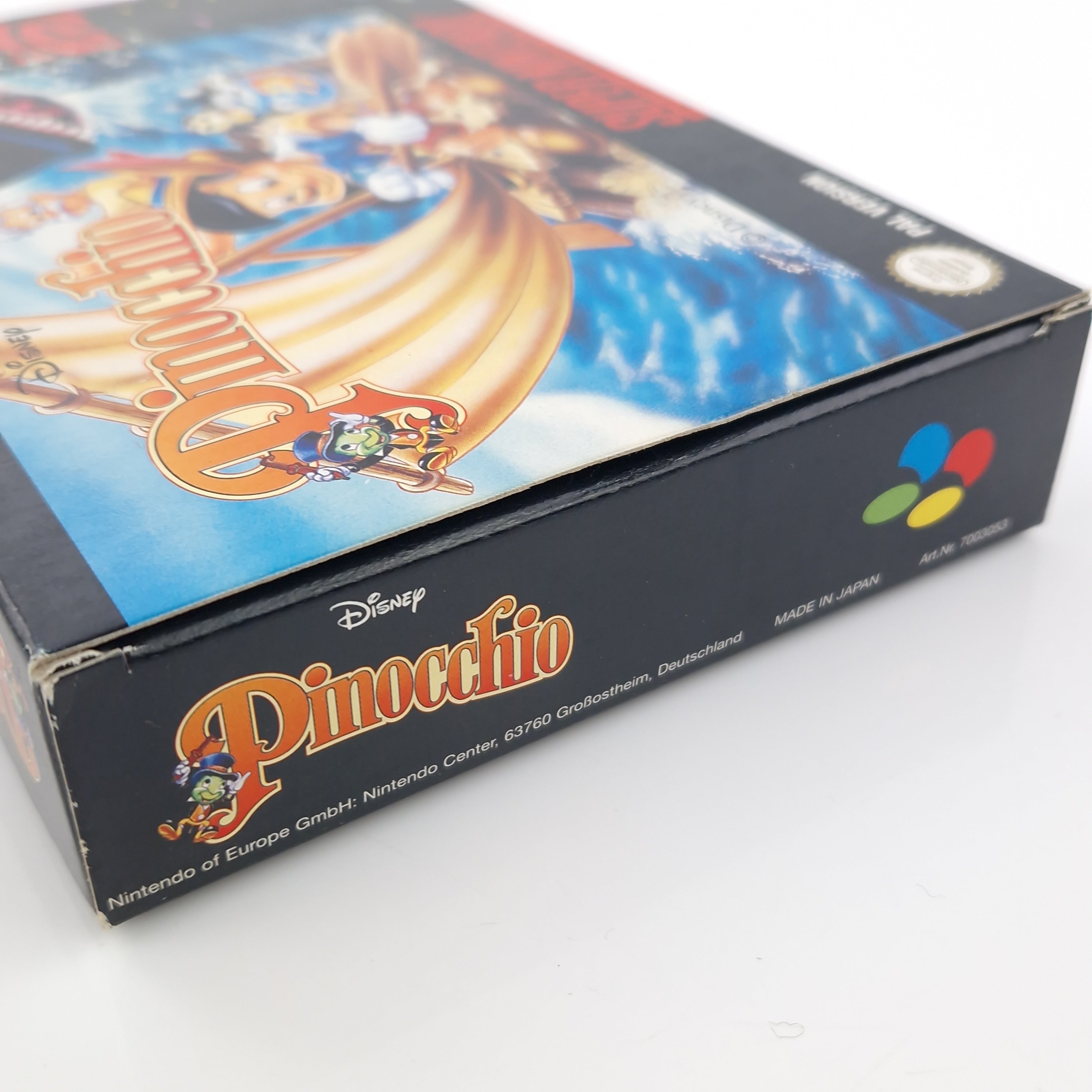 Super Nintendo Spiel – Disneys Pinocchio SNES PAL OVP