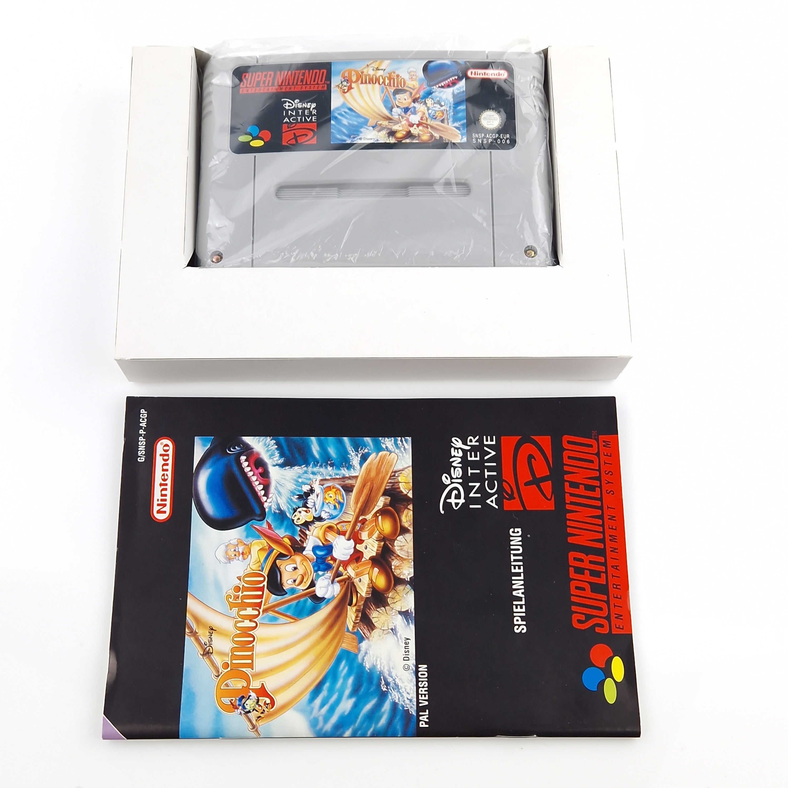Super Nintendo Spiel – Disneys Pinocchio SNES PAL OVP