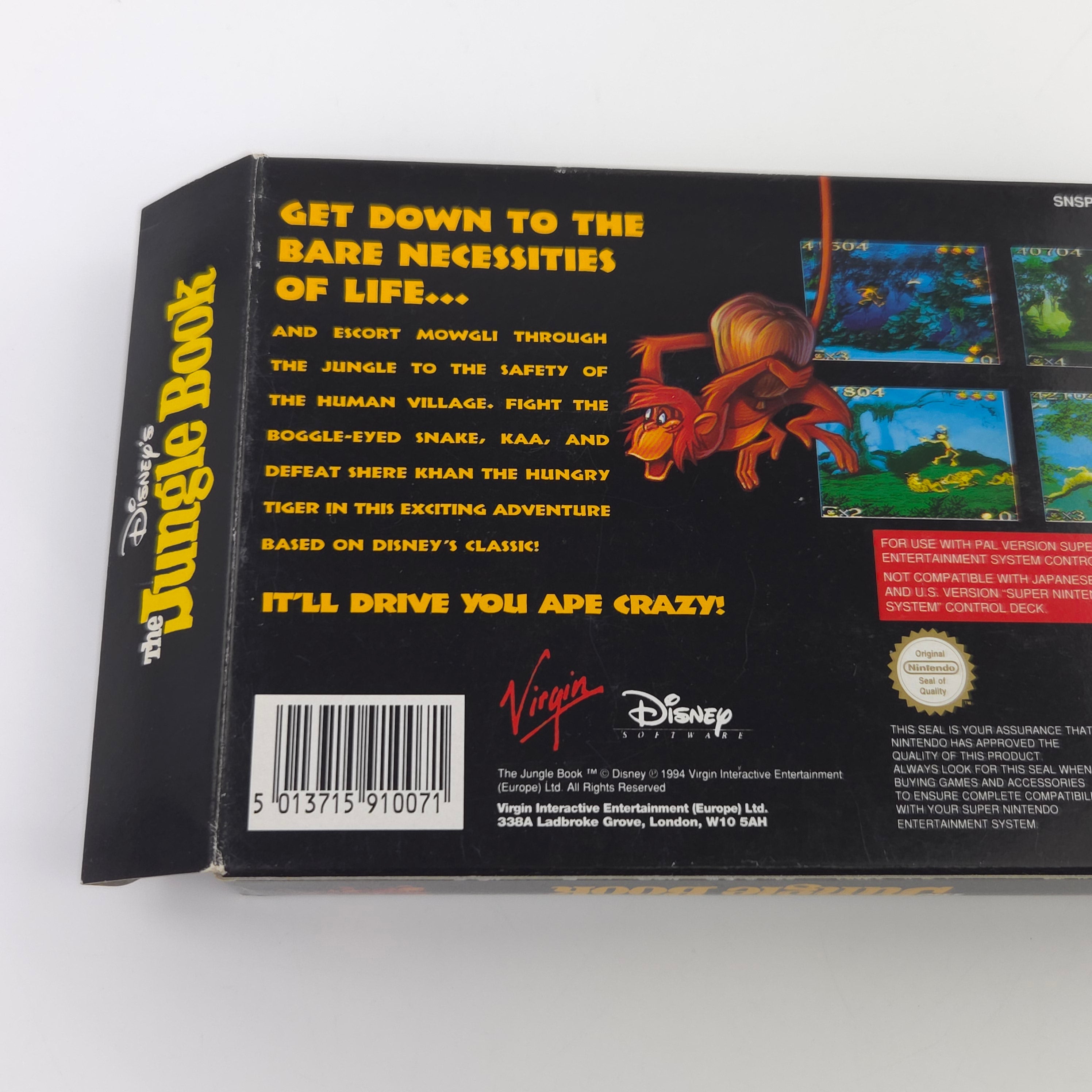 Super Nintendo Spiel – Disneys The Jungle Book (SNES)