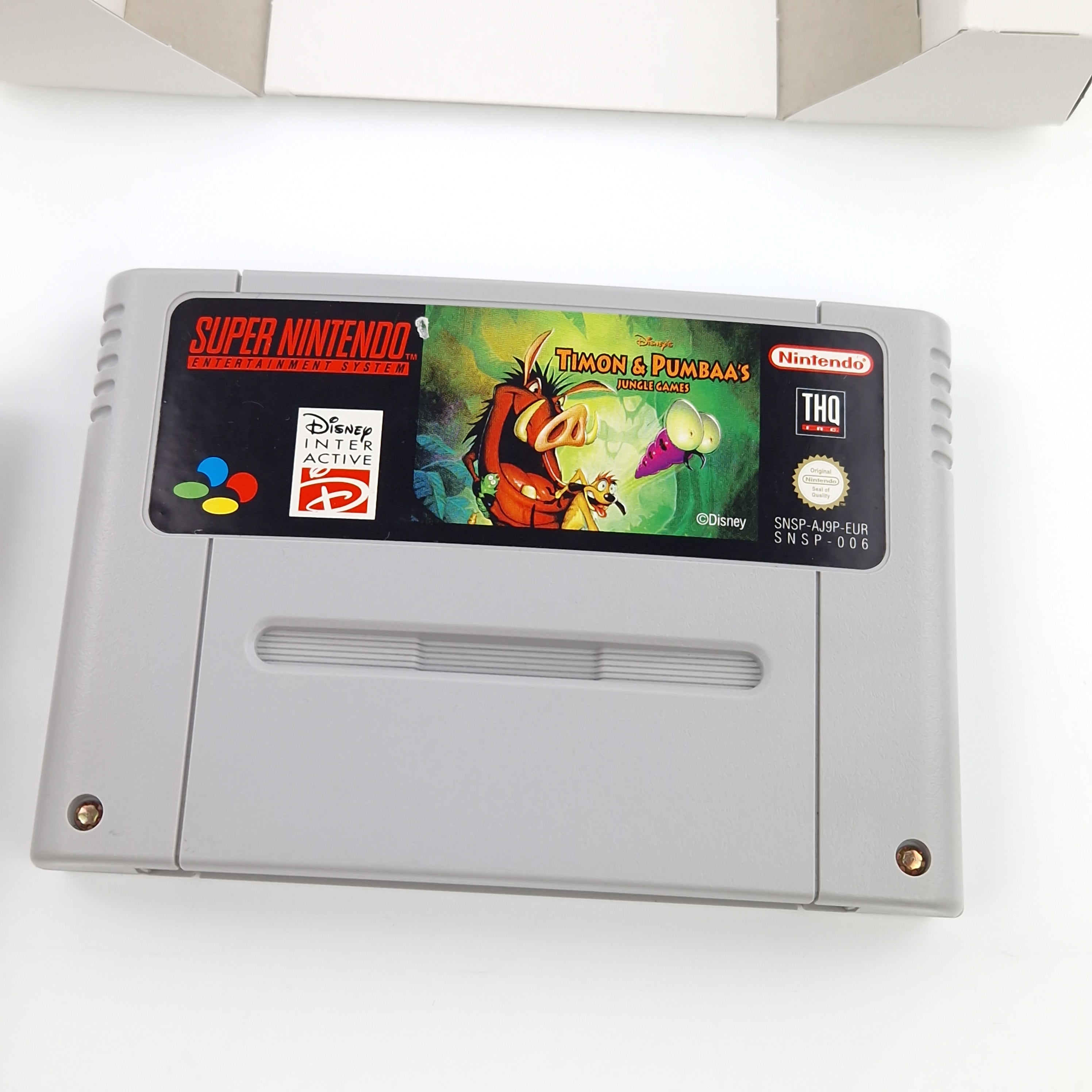 Super Nintendo Spiel – Disneys Timon & Pumbaas Spielesammlung