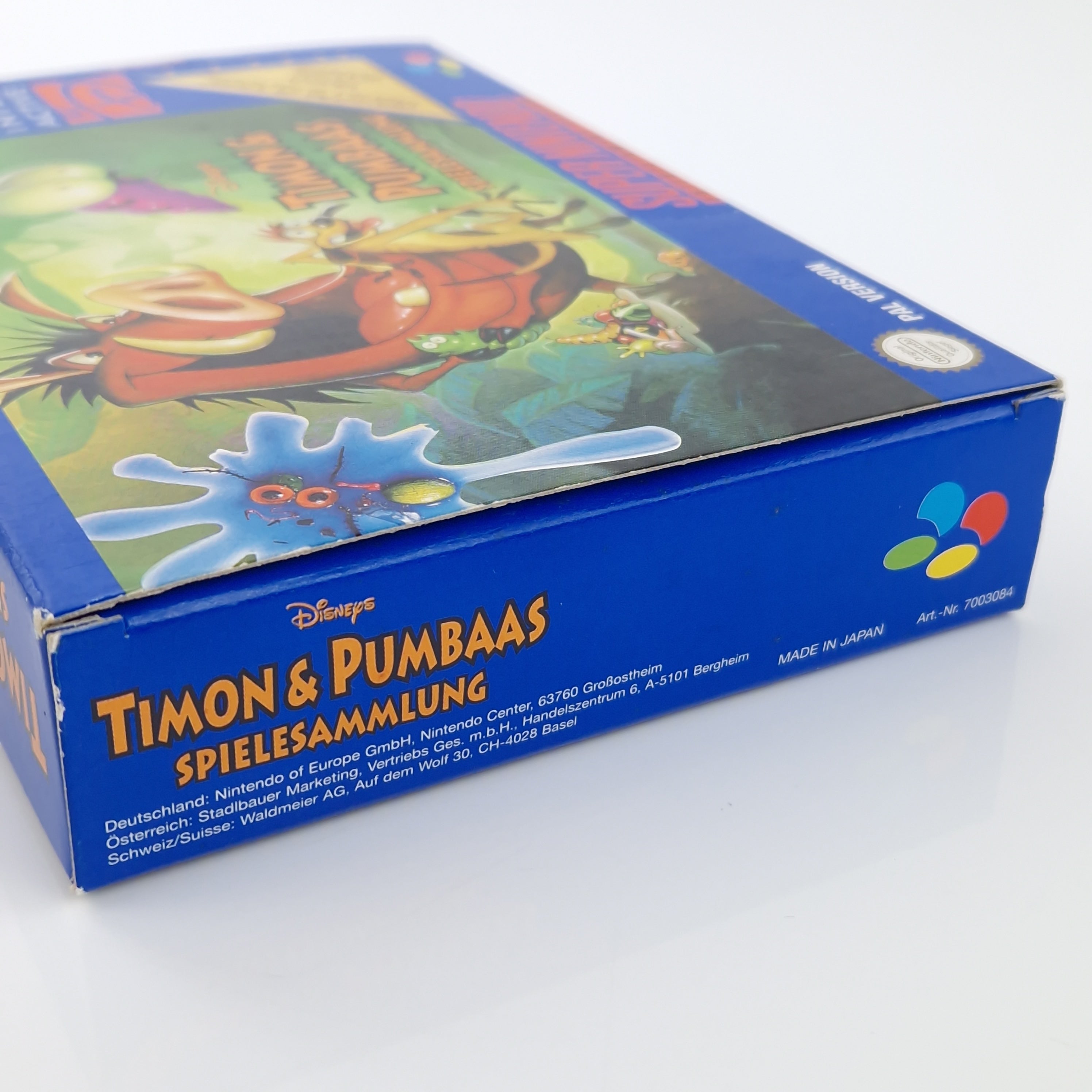 Super Nintendo Spiel – Disneys Timon Pumbaa Spielesammlung OVP PAL