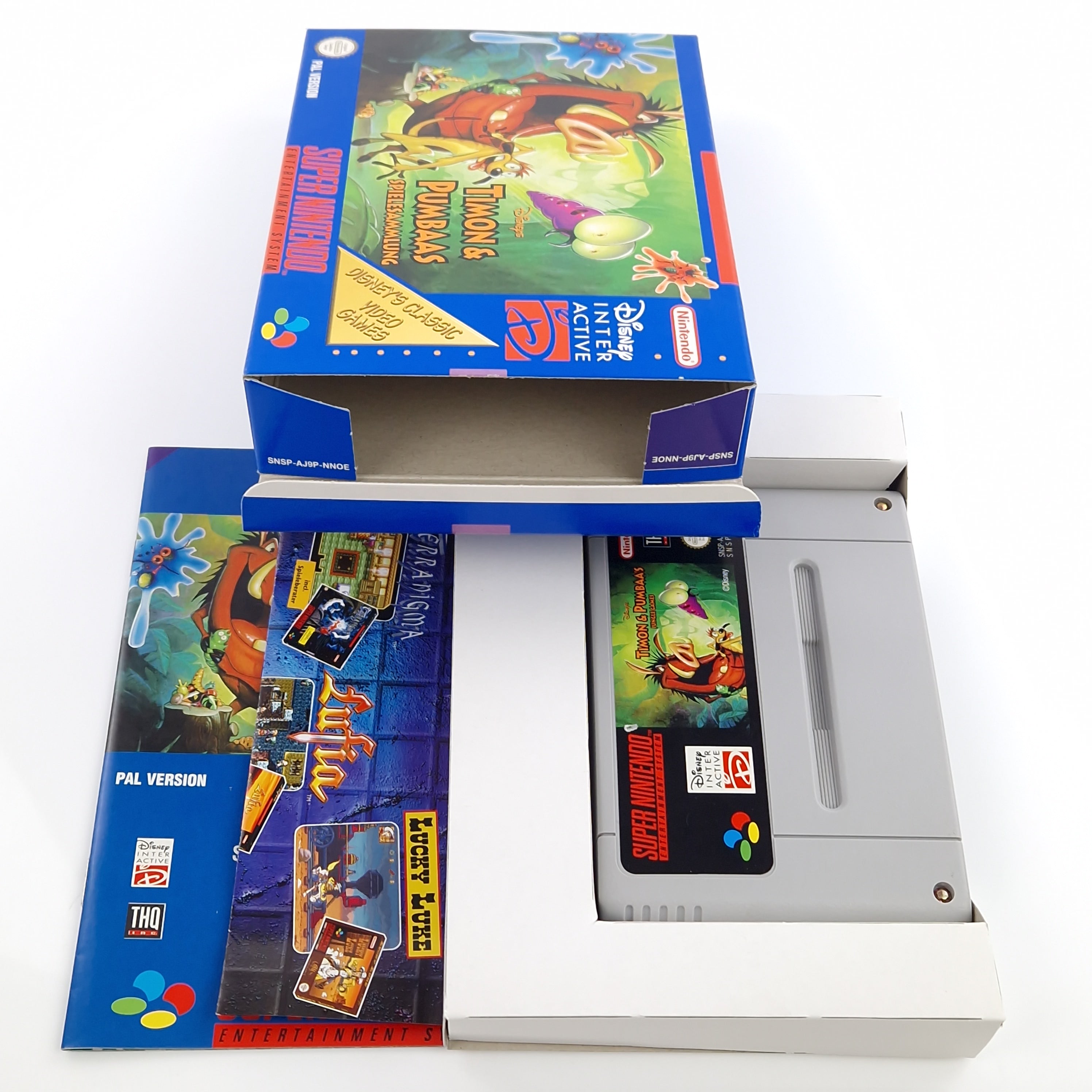 Super Nintendo Spiel – Disneys Timon & Pumbaas Spielesammlung