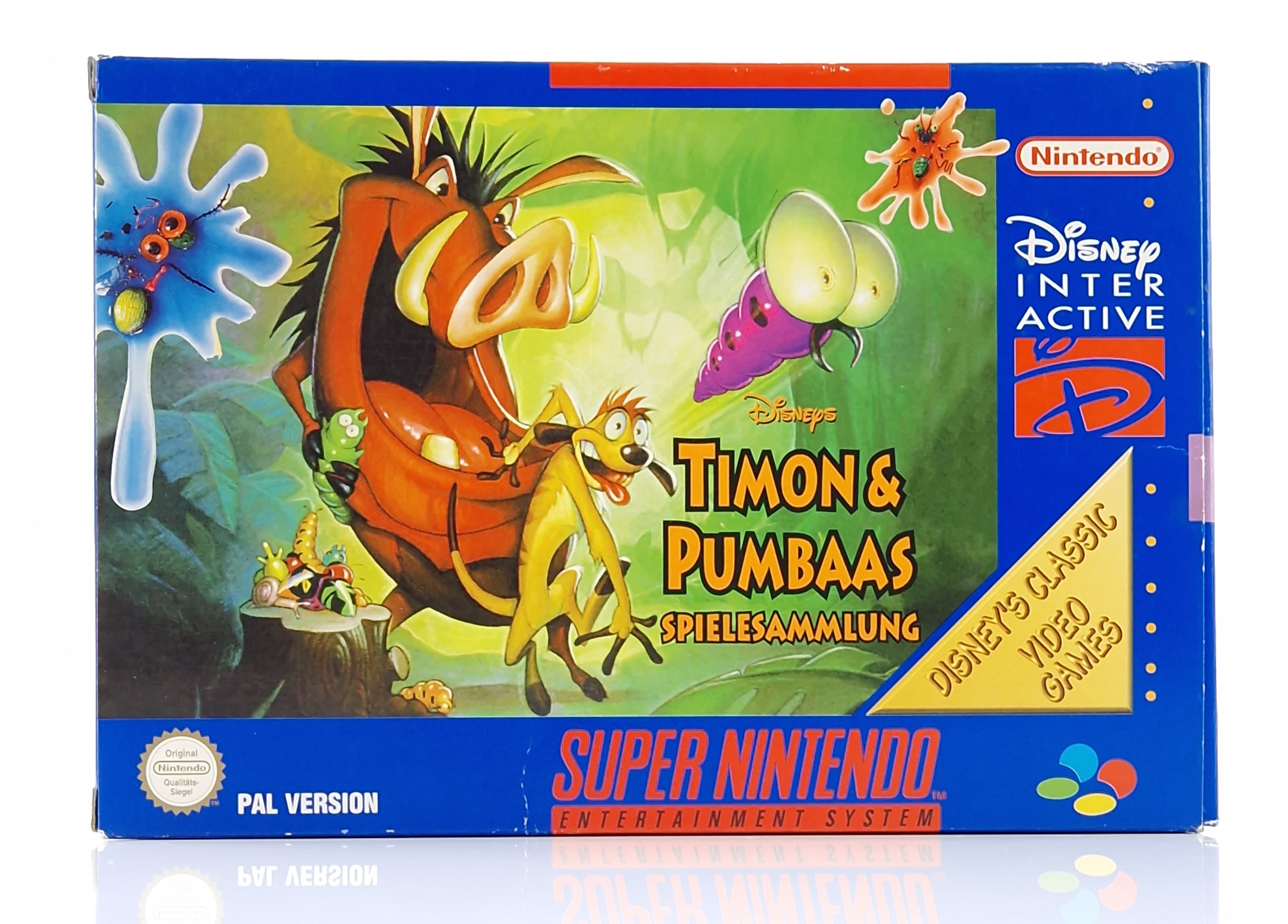 Super Nintendo Spiel – Disneys Timon Pumbaa Spielesammlung OVP PAL