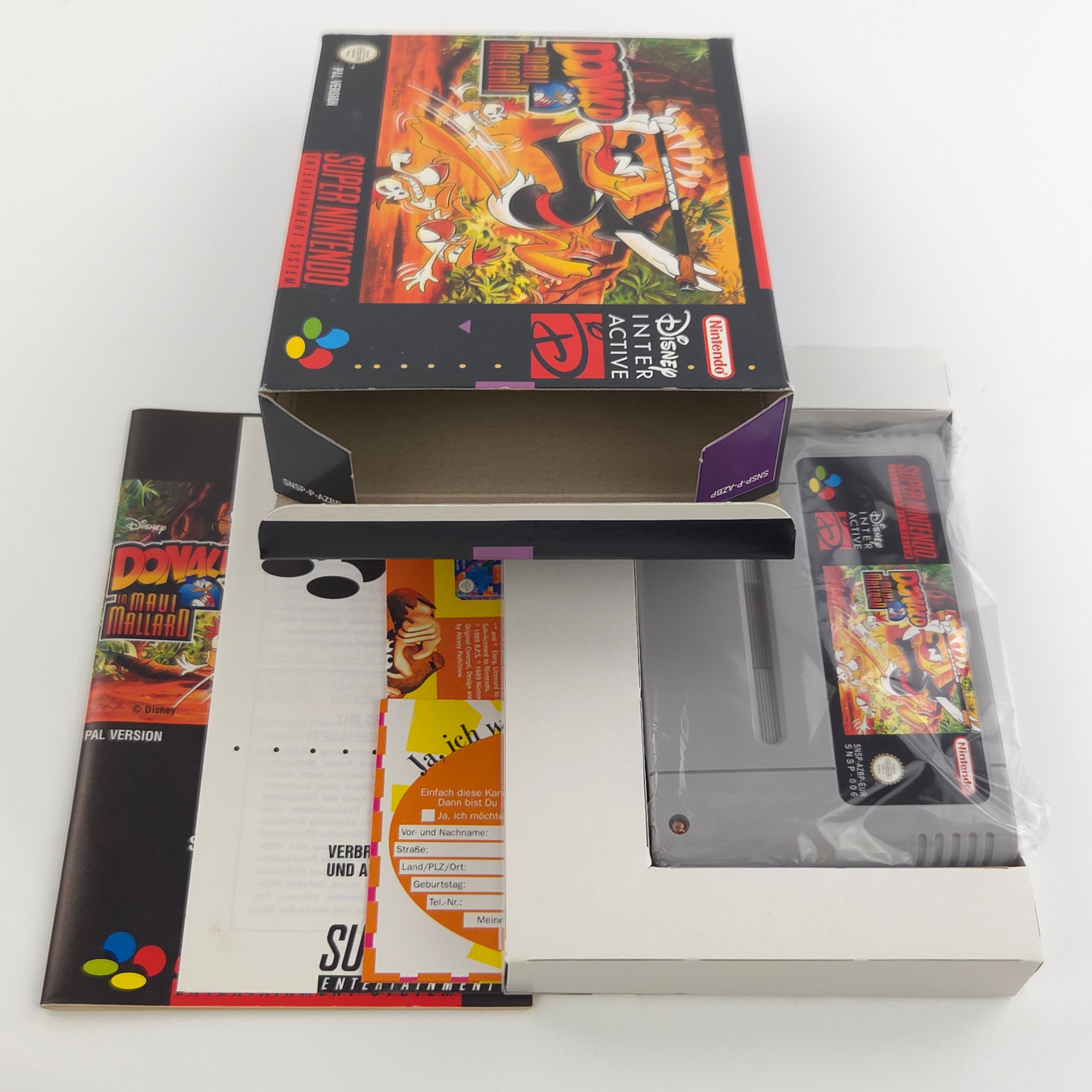 Super Nintendo Spiel – Donald in Maui Mallard SNES OVP PAL