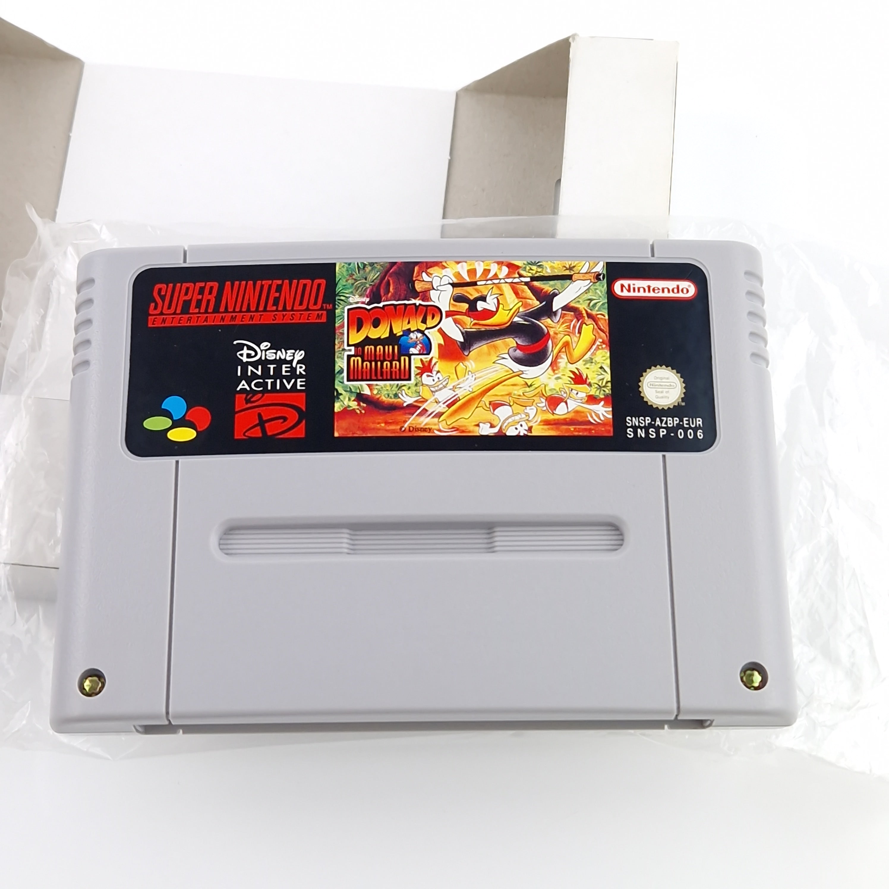Super Nintendo Spiel – Donald in Maui Mallard SNES PAL OVP