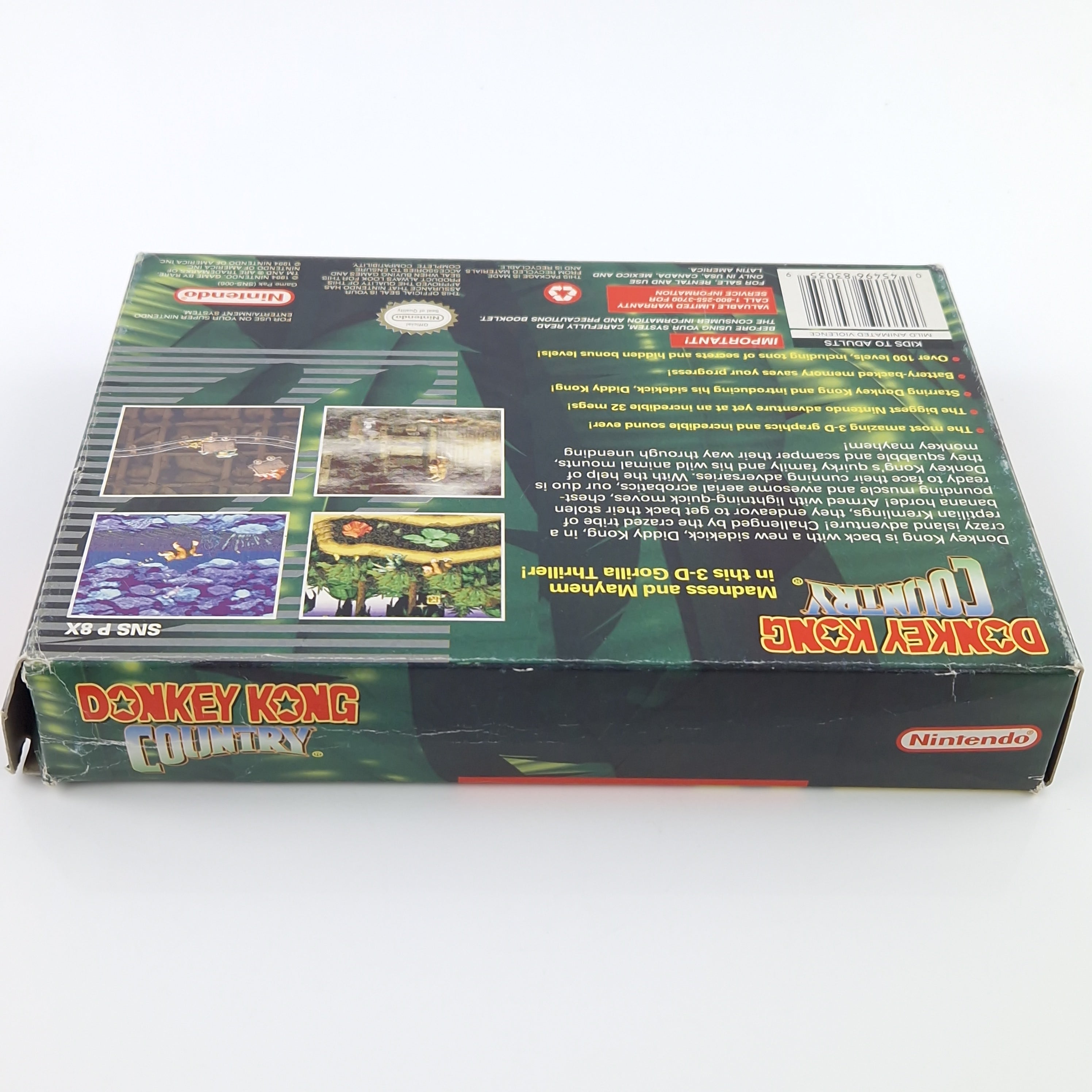 Super Nintendo Spiel – Donkey Kong Country 1 (NTSC OVP)