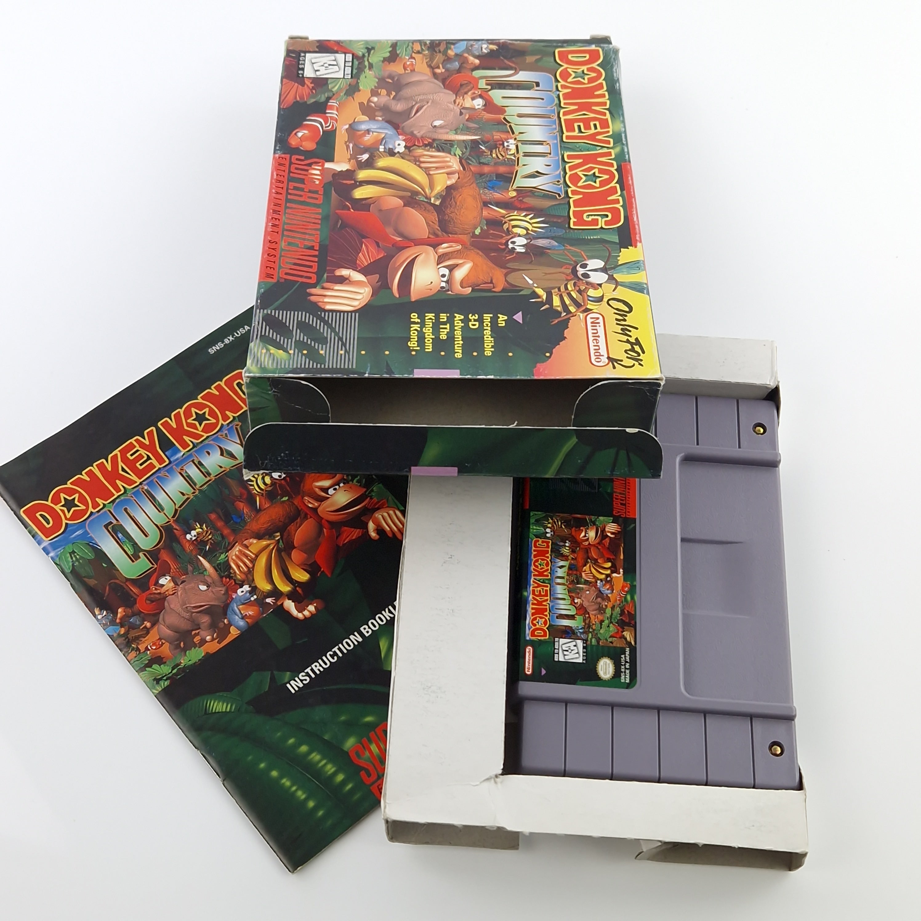 Super Nintendo Spiel – Donkey Kong Country 1 (NTSC OVP)