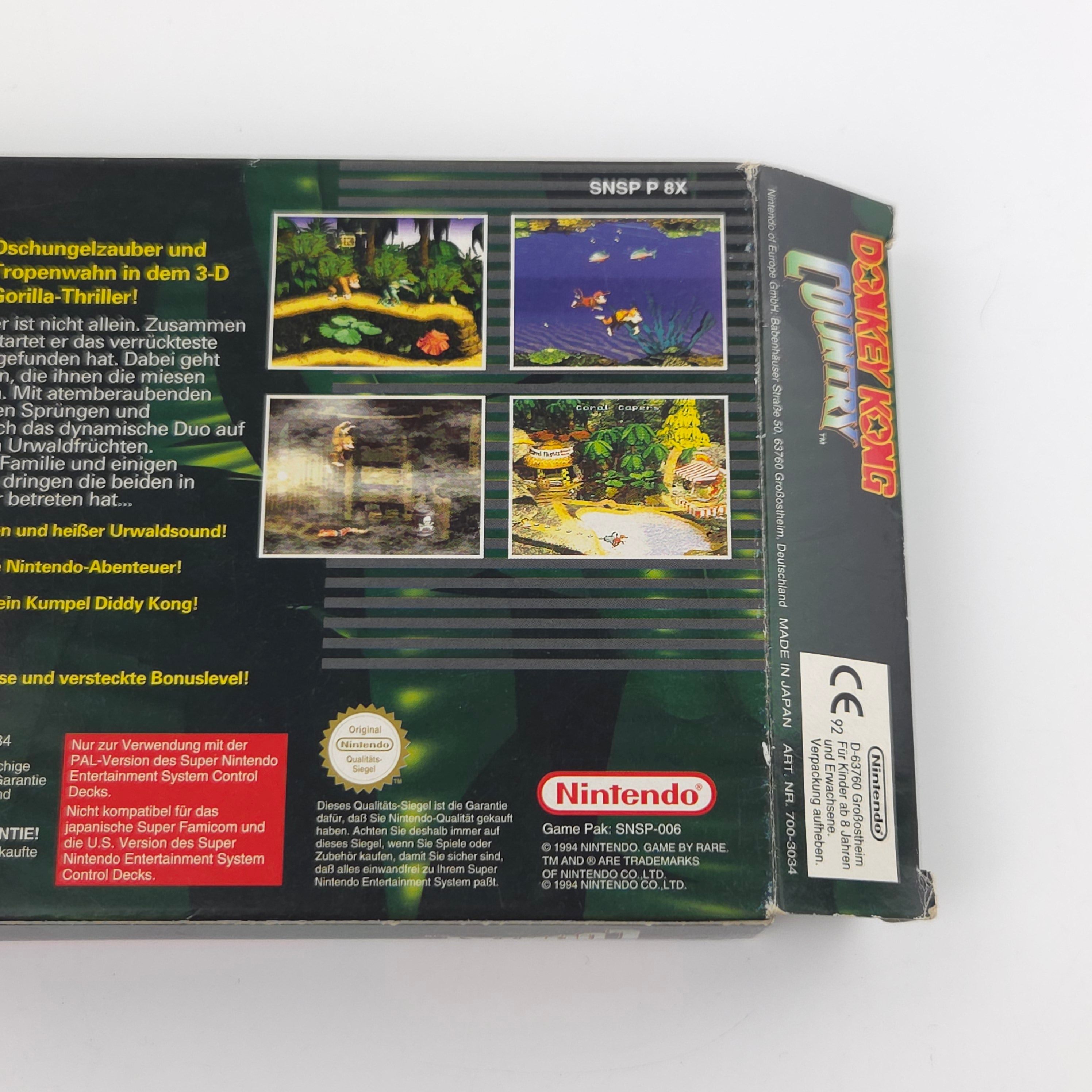 Super Nintendo Spiel – Donkey Kong Country 1 (SNES)
