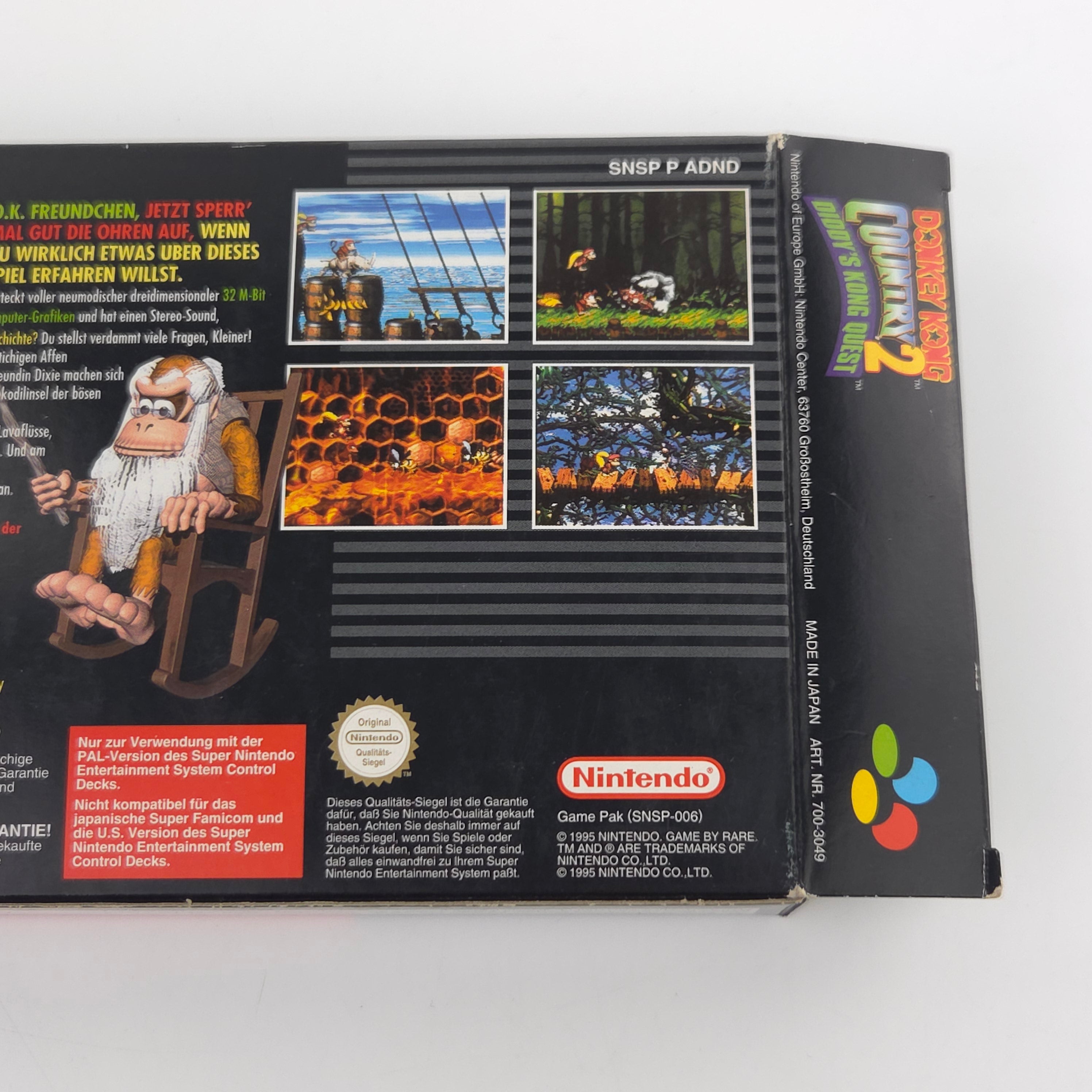Super Nintendo Spiel – Donkey Kong Country 2 (OVP)