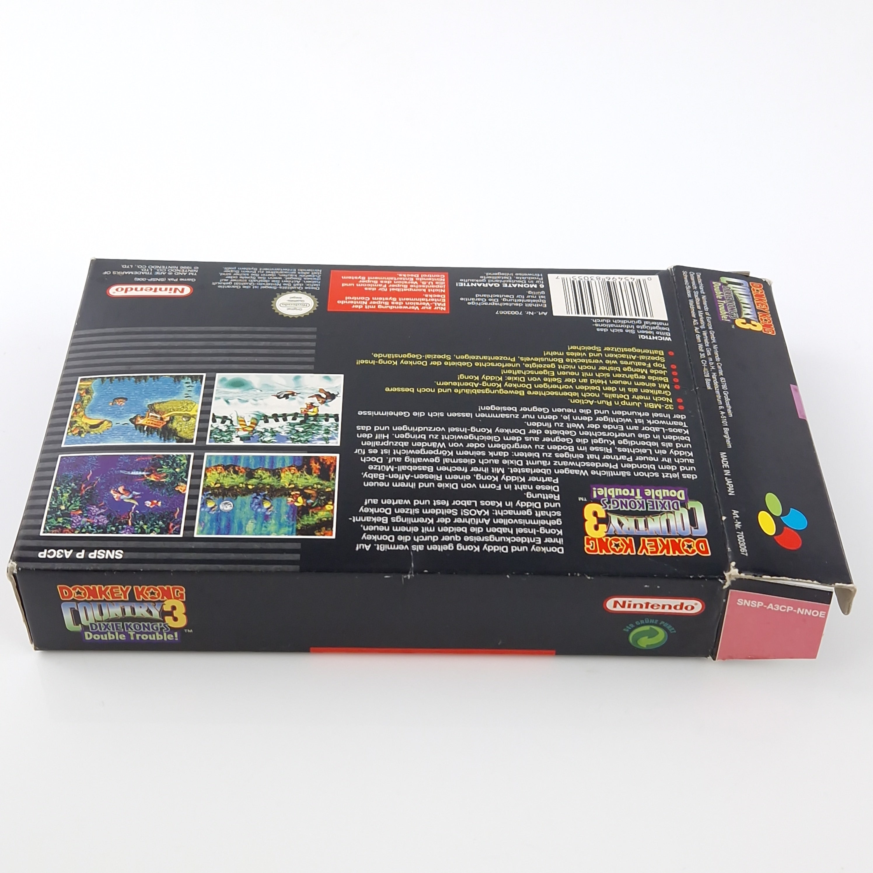Super Nintendo Spiel – Donkey Kong Country 3 Modul OVP PAL