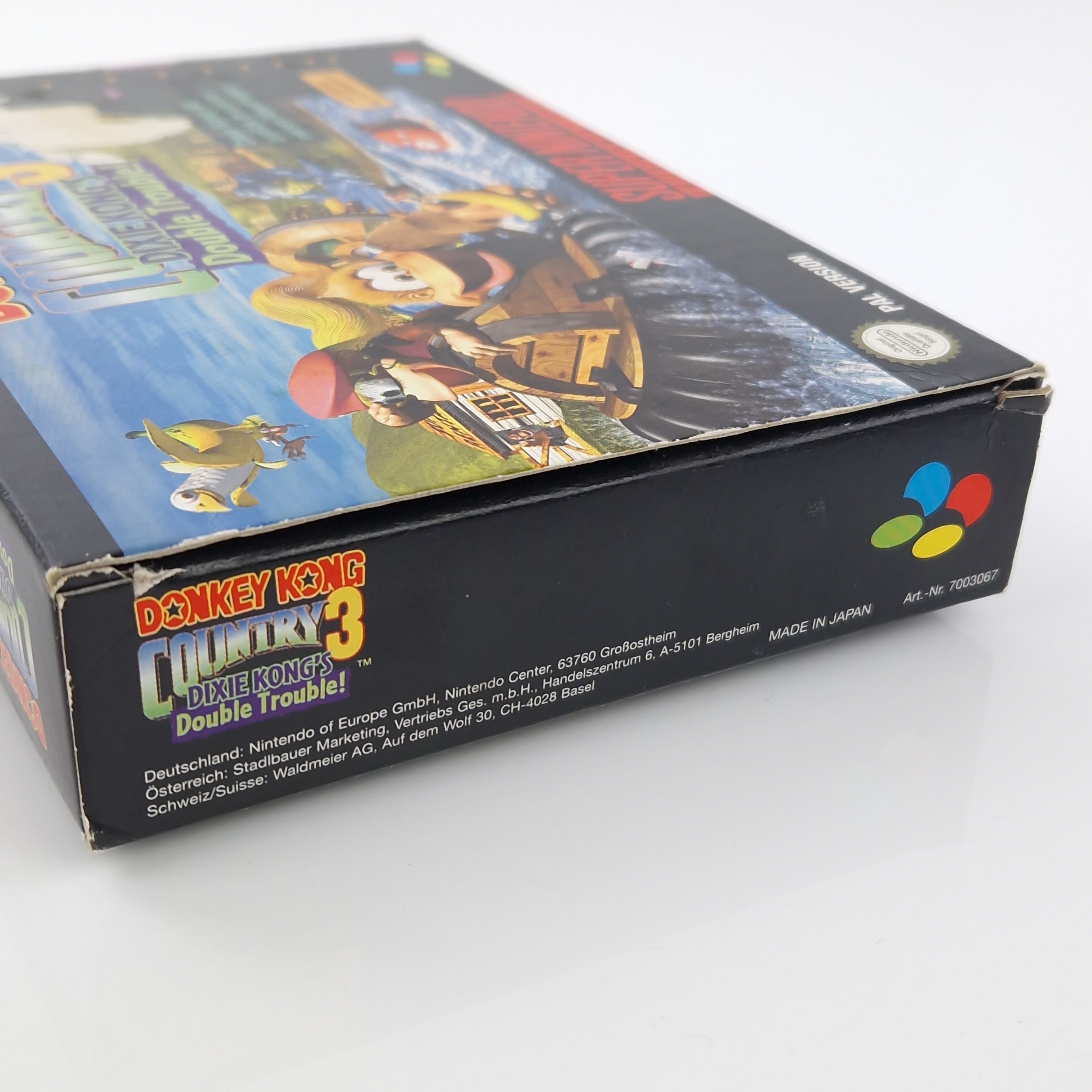 Super Nintendo Spiel – Donkey Kong Country 3 Modul OVP PAL