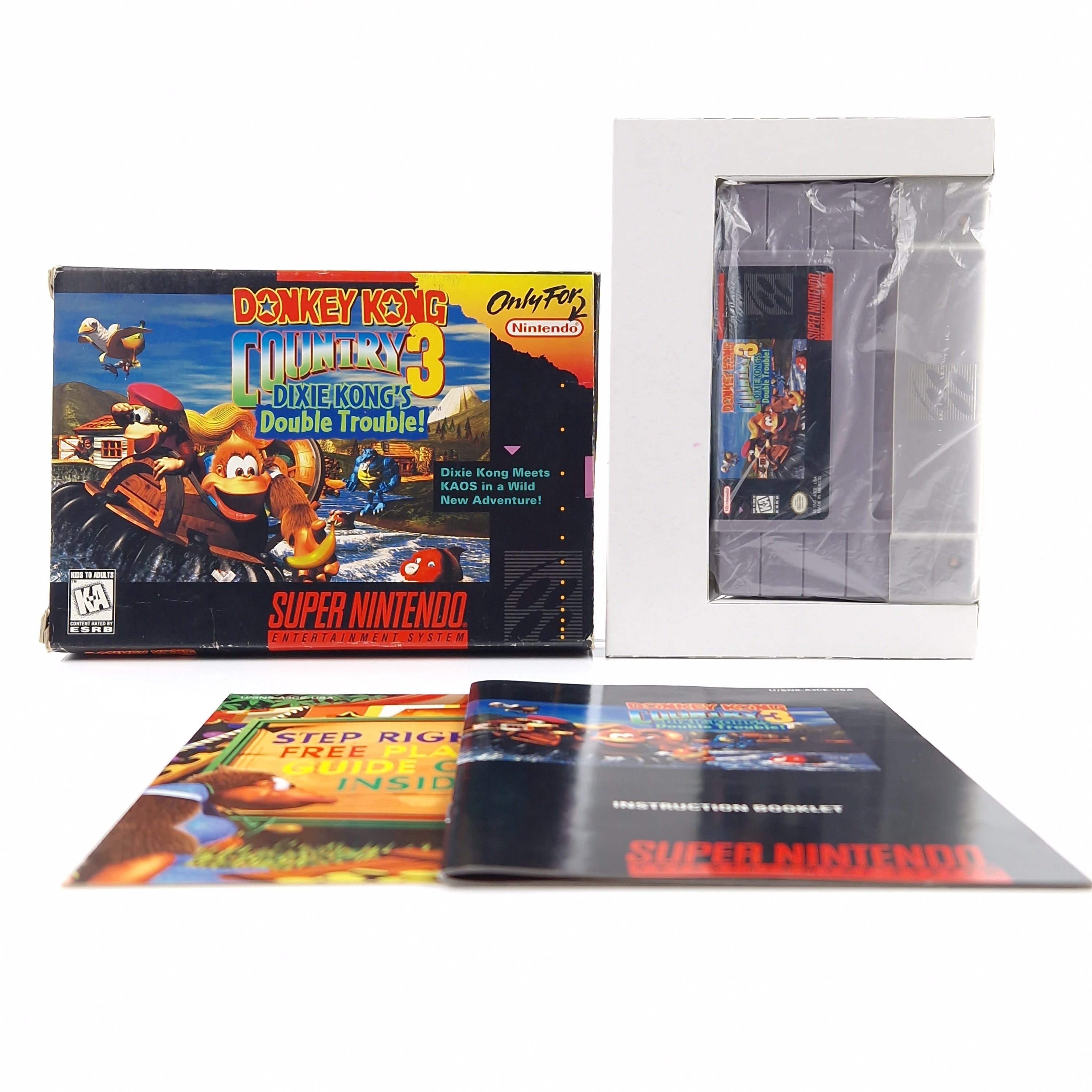 Super Nintendo Spiel – Donkey Kong Country 3 (OVP USA)