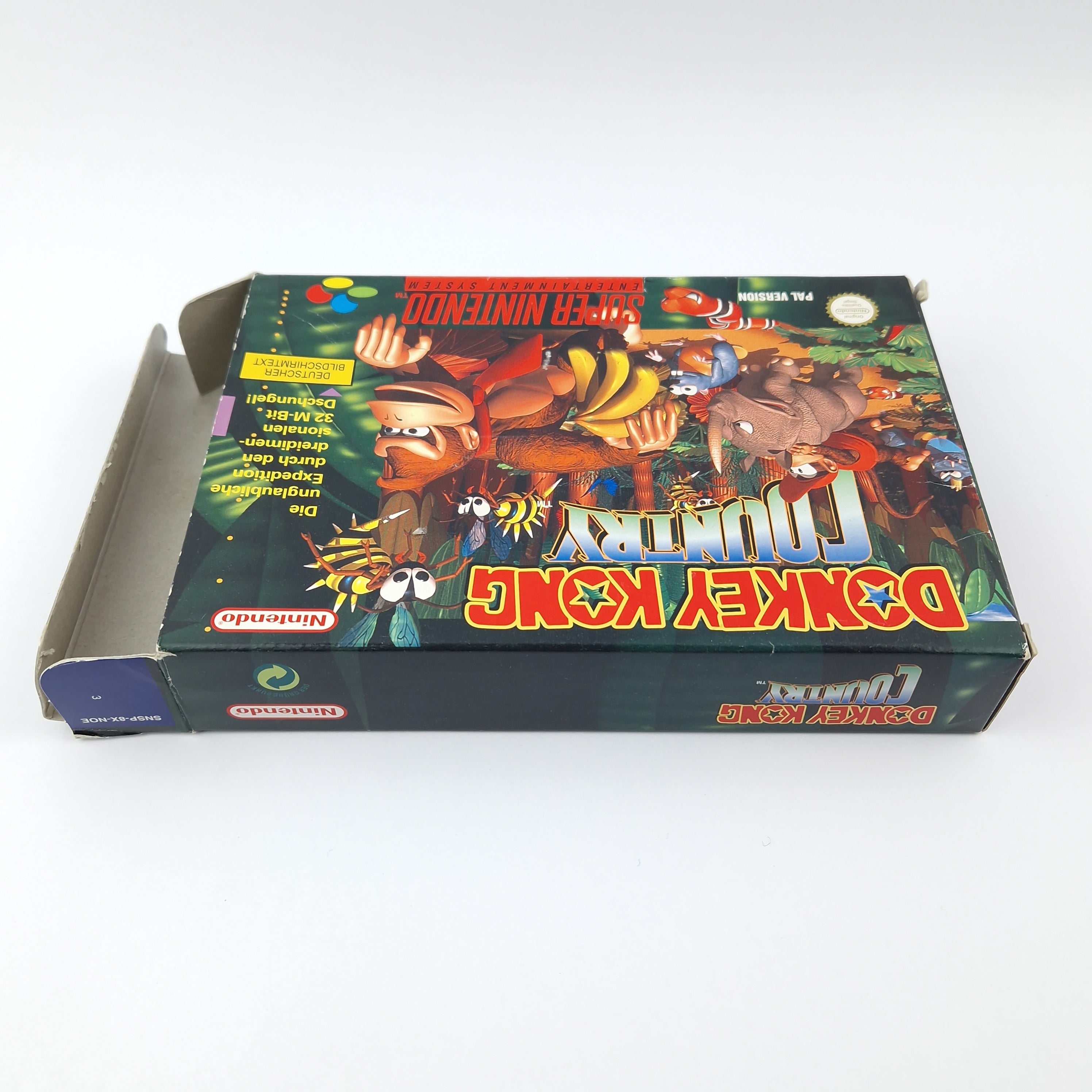 Super Nintendo Spiel: Donkey Kong Country - OVP Anleitung Modul | SNES PAL