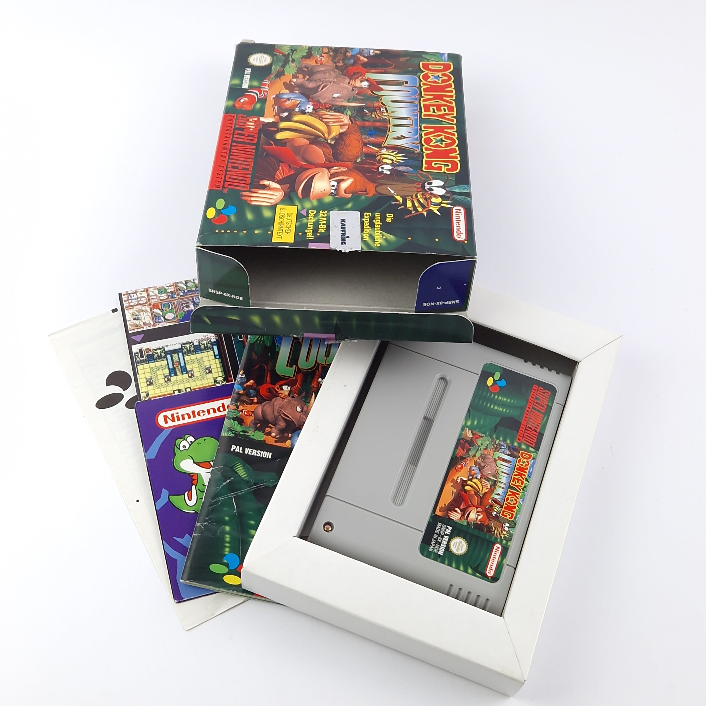 Super Nintendo Spiel – Donkey Kong Country OVP PAL SNES