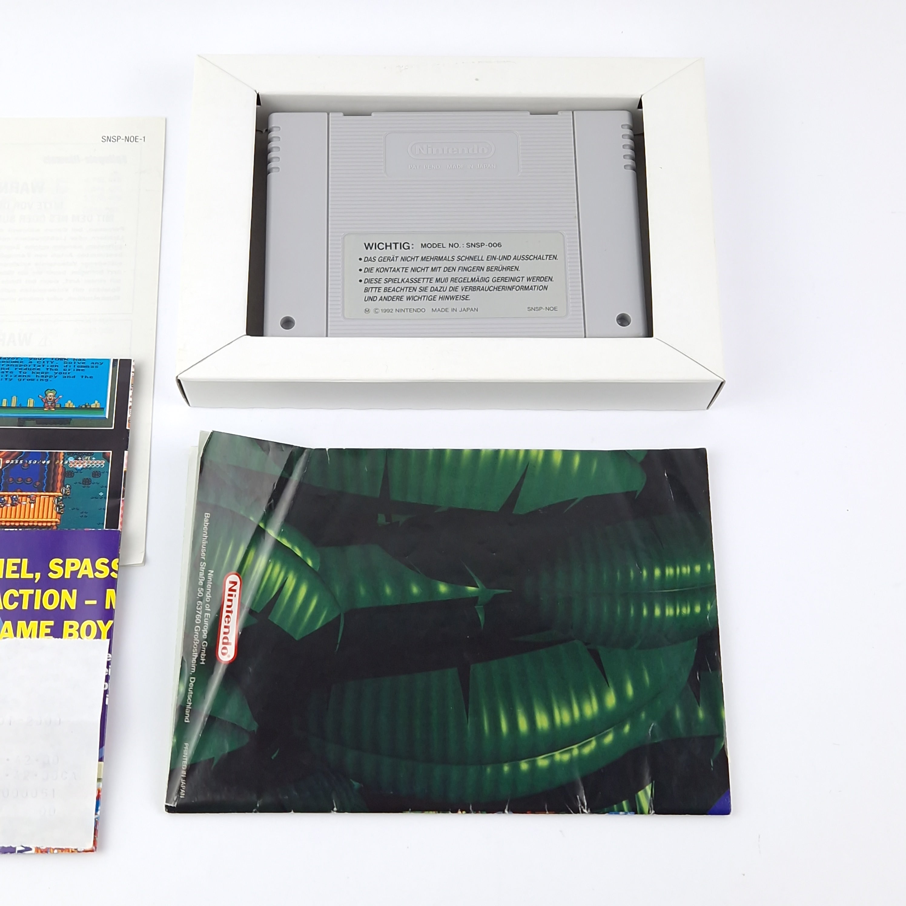 Super Nintendo Spiel – Donkey Kong Country OVP PAL SNES