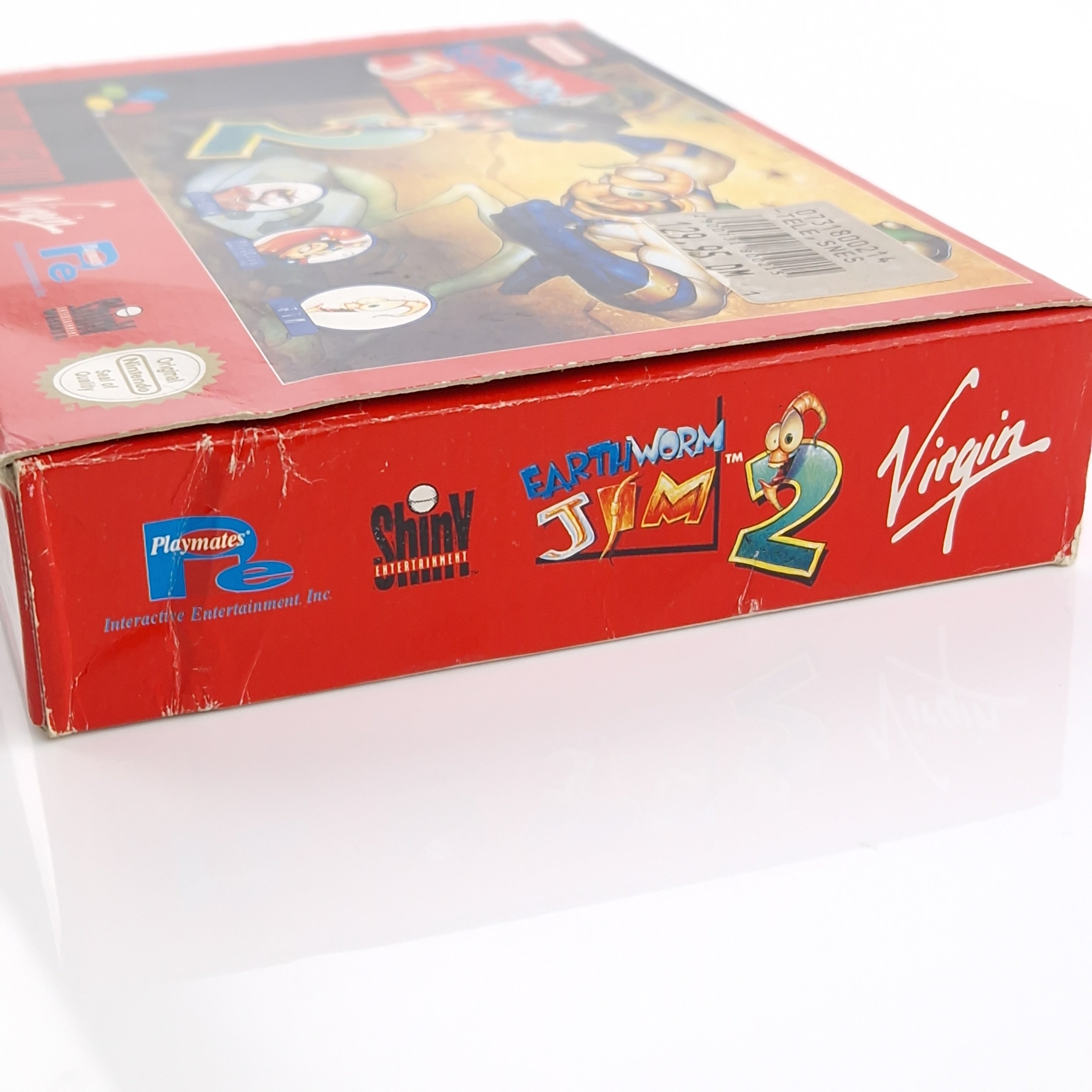 Super Nintendo Spiel – Earth Worm Jim 1 mit OVP (SNES)