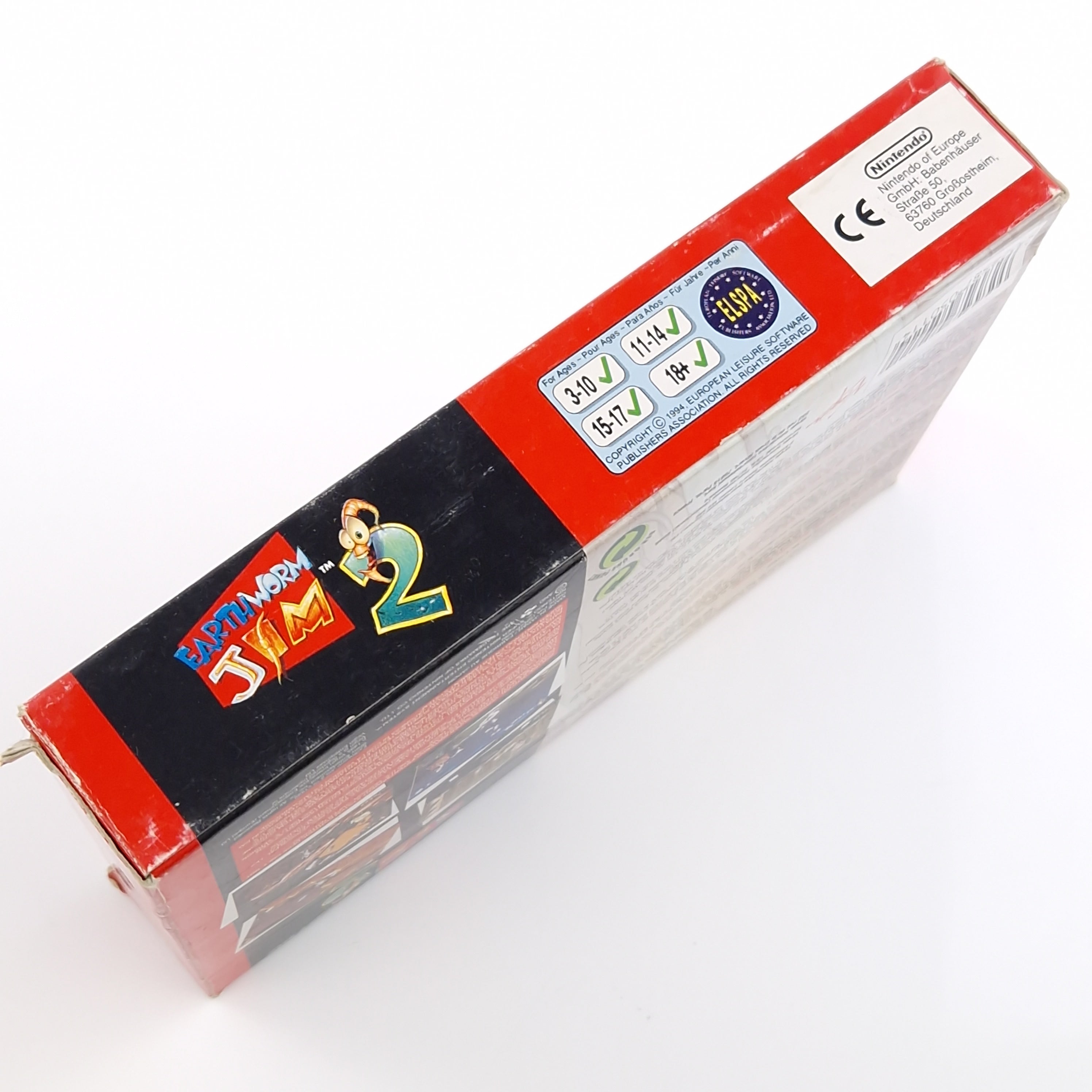 Super Nintendo Spiel – Earth Worm Jim 1 mit OVP (SNES)