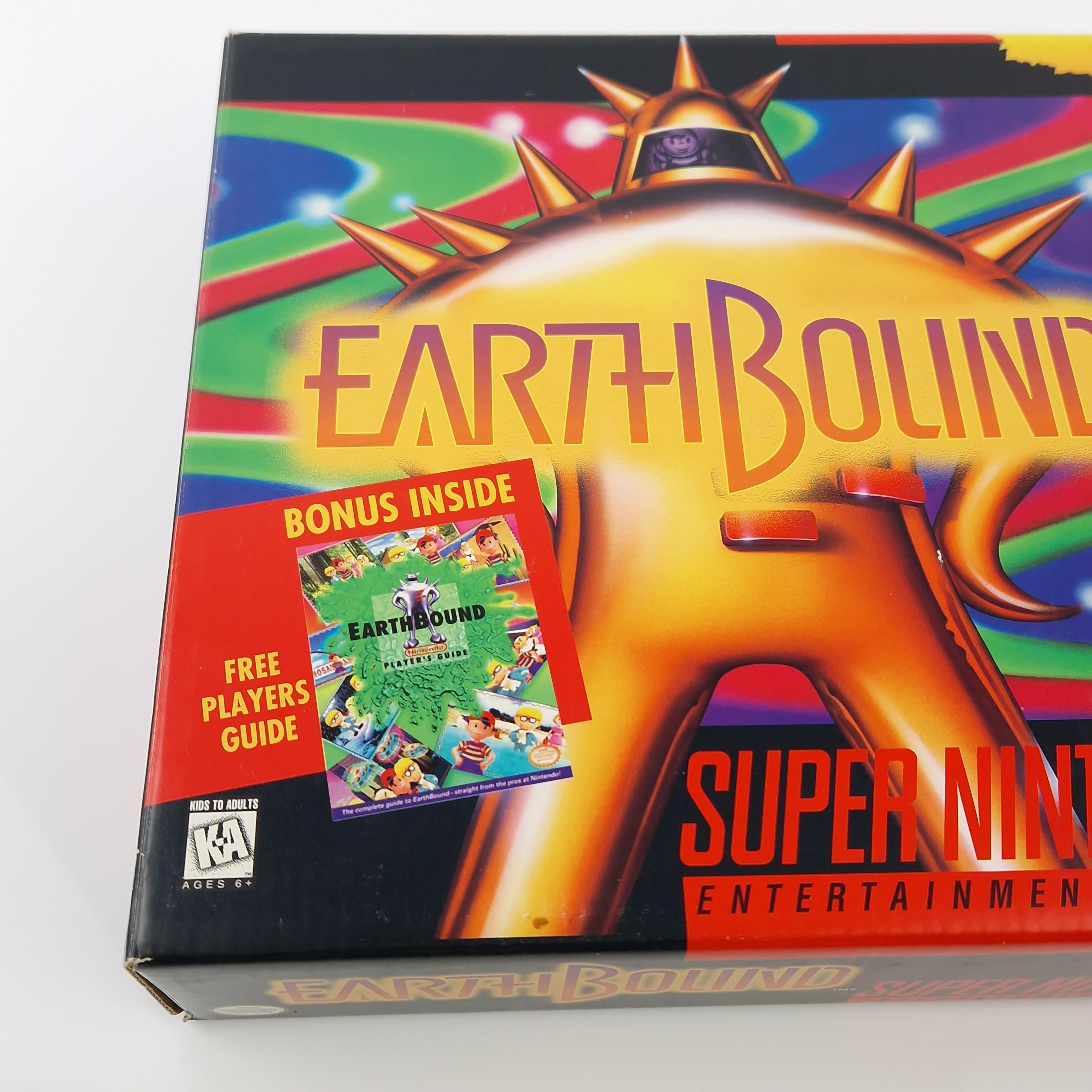 Super Nintendo Spiel – Earthbound mit OVP und Anleitung