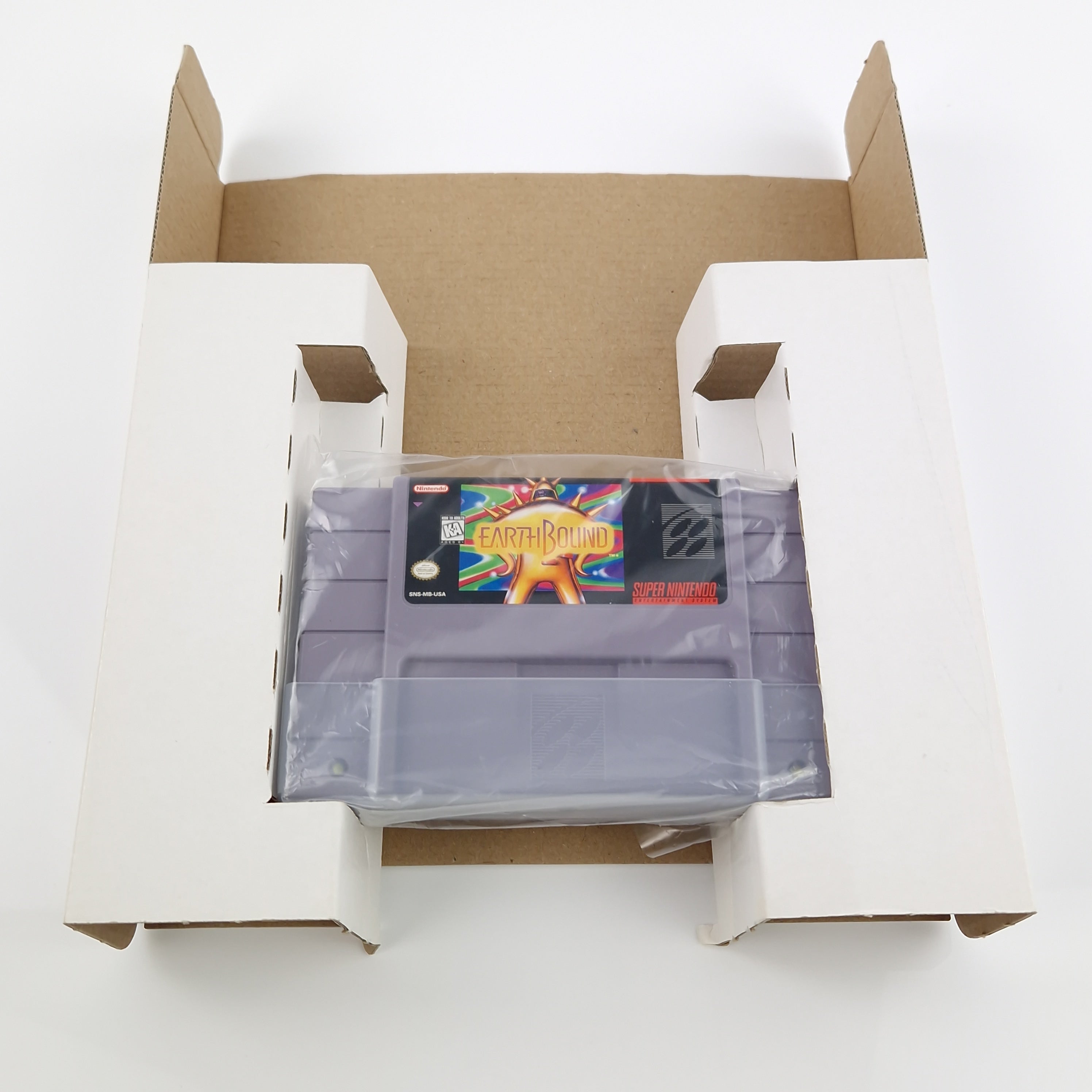Super Nintendo Spiel – Earthbound mit OVP und Anleitung