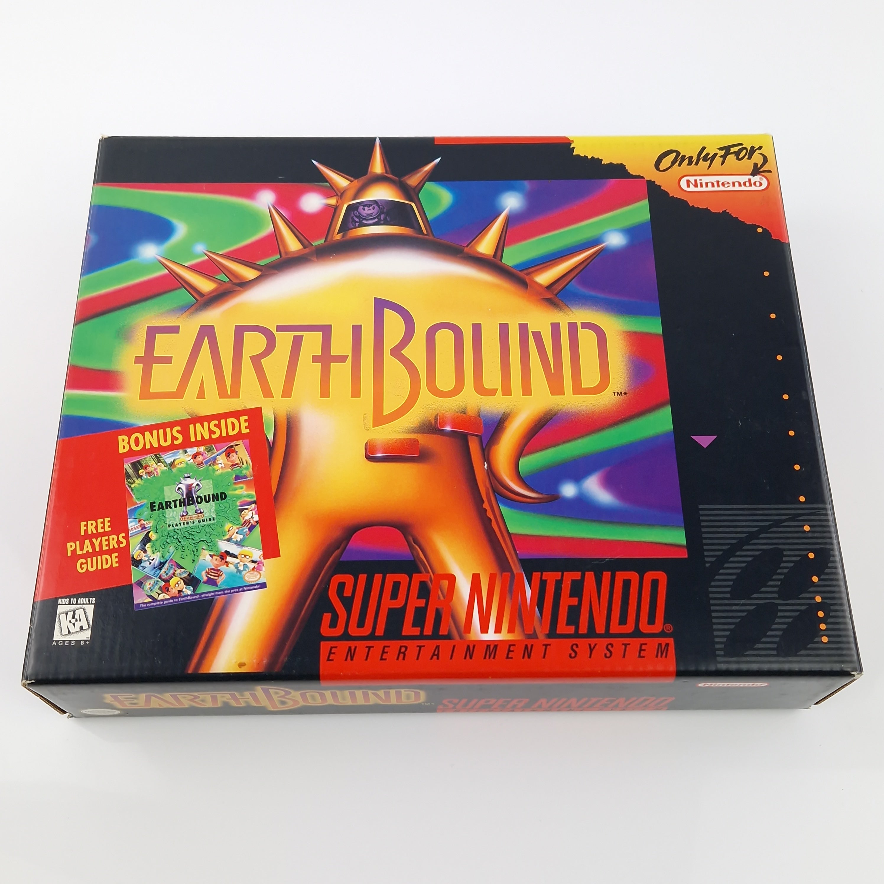 Super Nintendo Spiel – Earthbound mit OVP und Anleitung