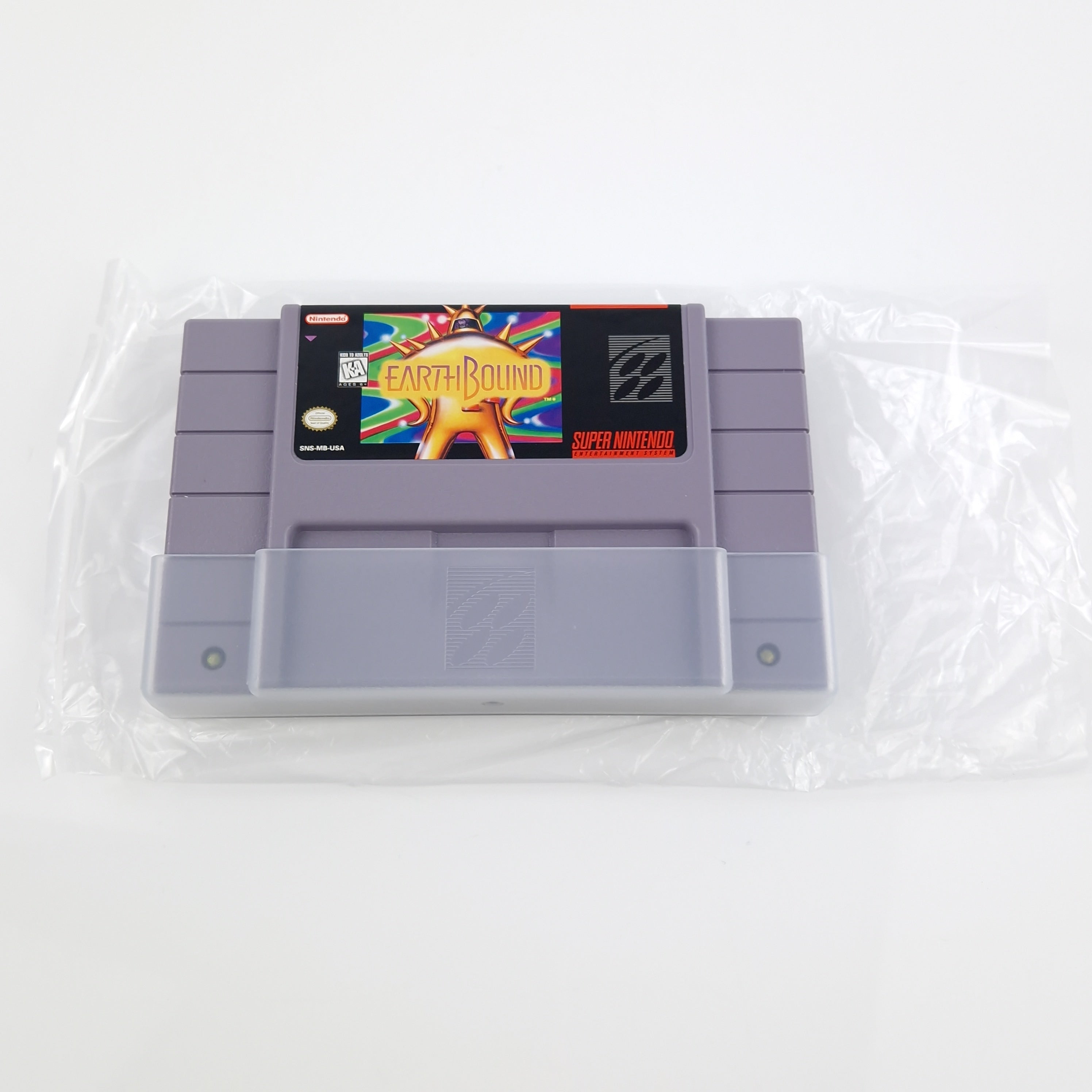 Super Nintendo Spiel – Earthbound mit OVP und Anleitung