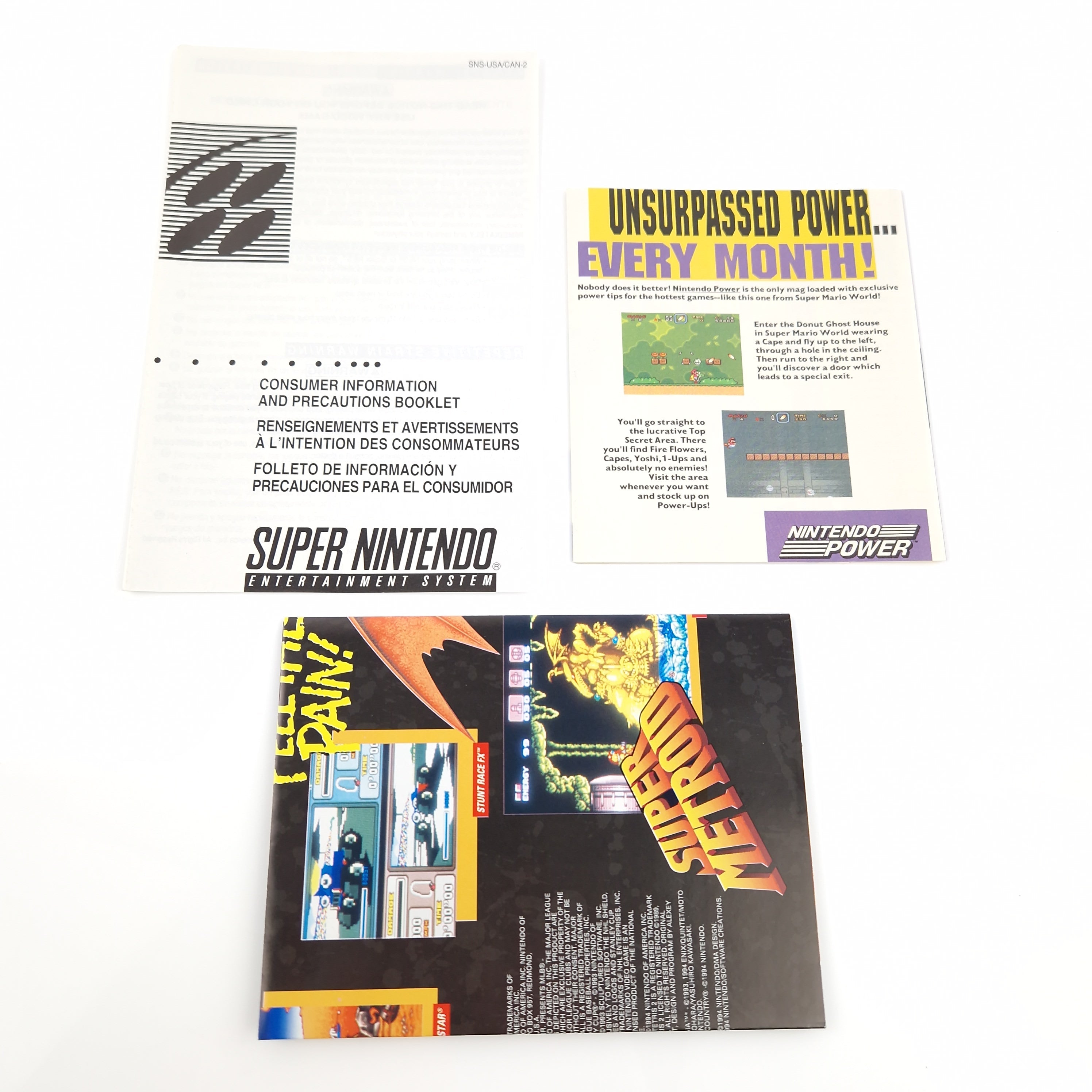 Super Nintendo Spiel – Earthbound mit OVP und Anleitung