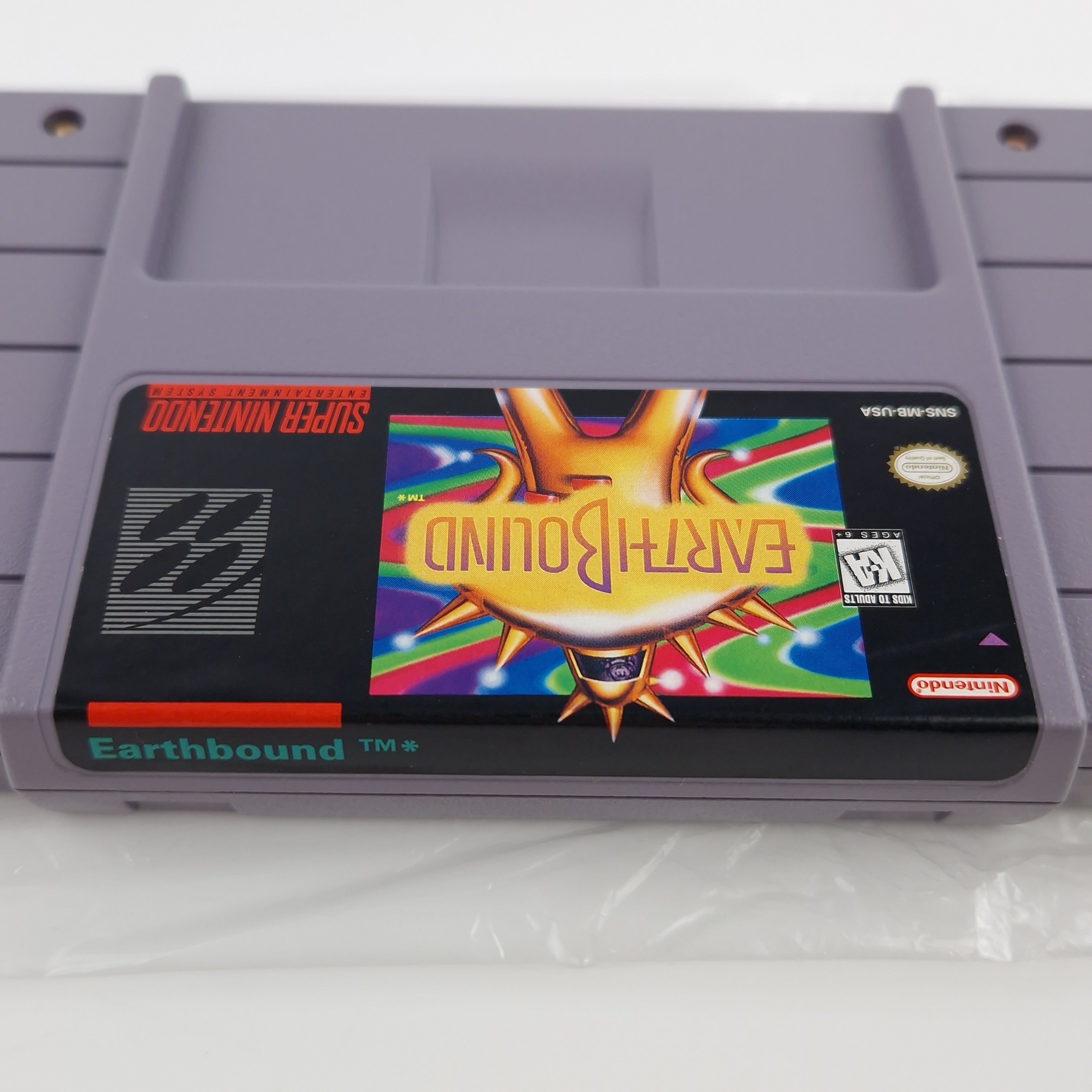 Super Nintendo Spiel – Earthbound mit OVP und Anleitung