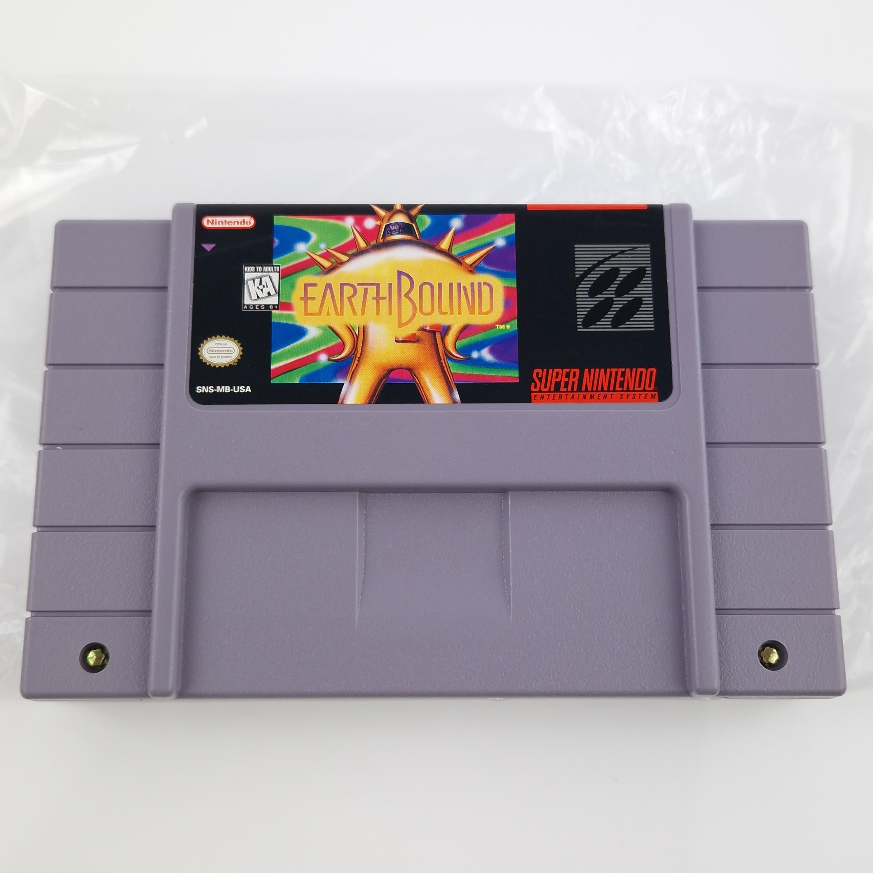 Super Nintendo Spiel – Earthbound mit OVP und Anleitung